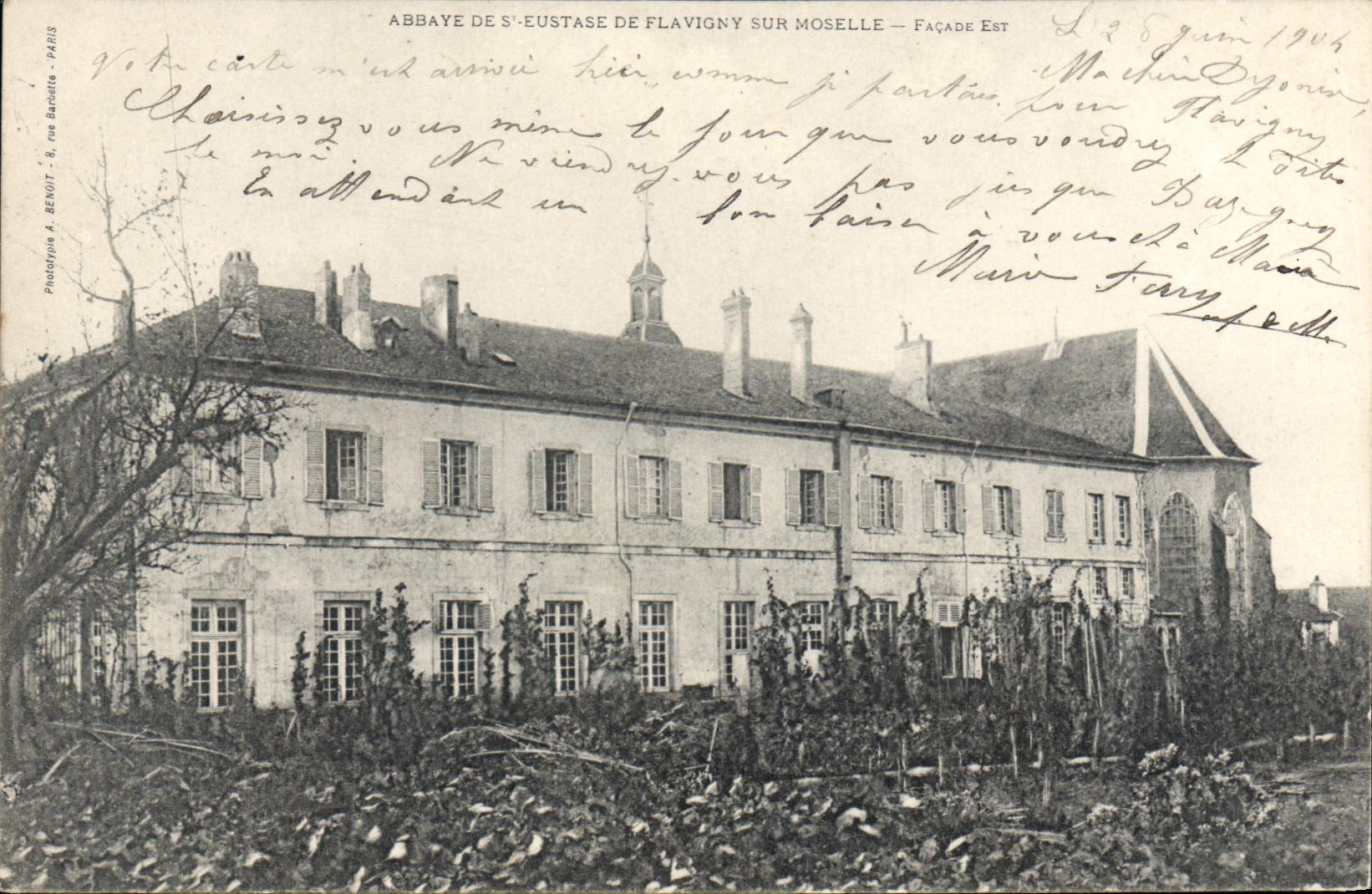 CPA Abbaye De St Eustase De Flavigny Sur Moselle