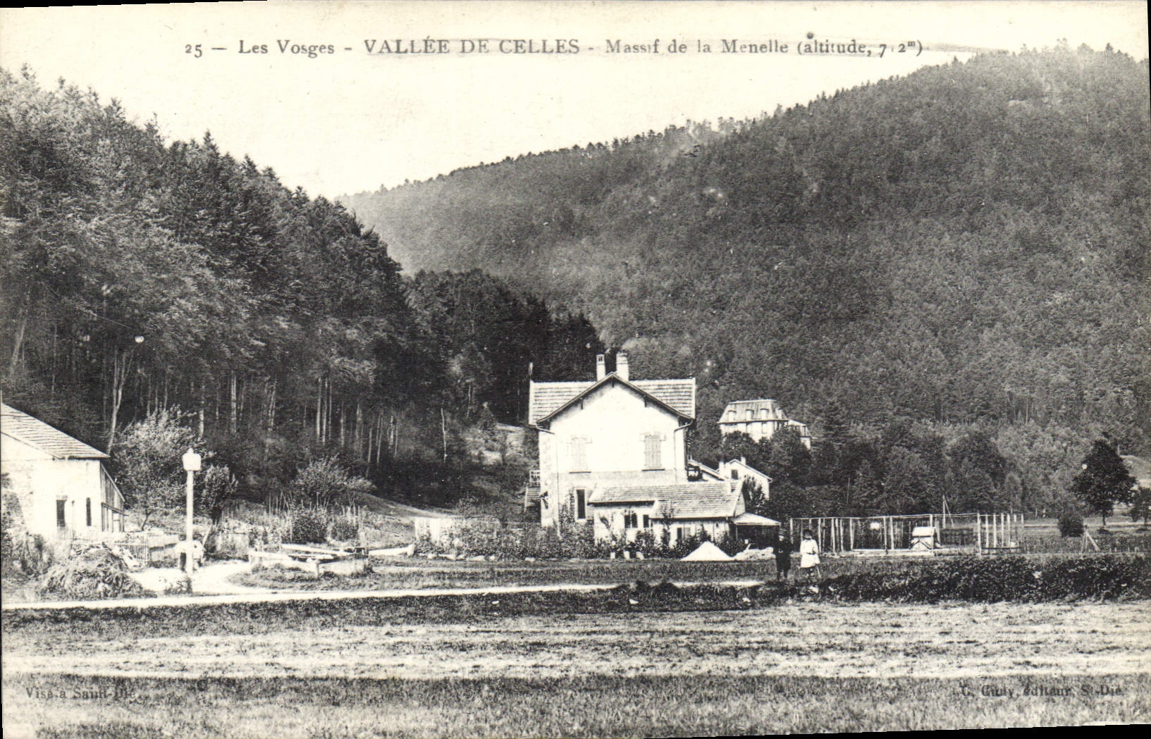 CPA Vallee De Celles Massif De La Menelle