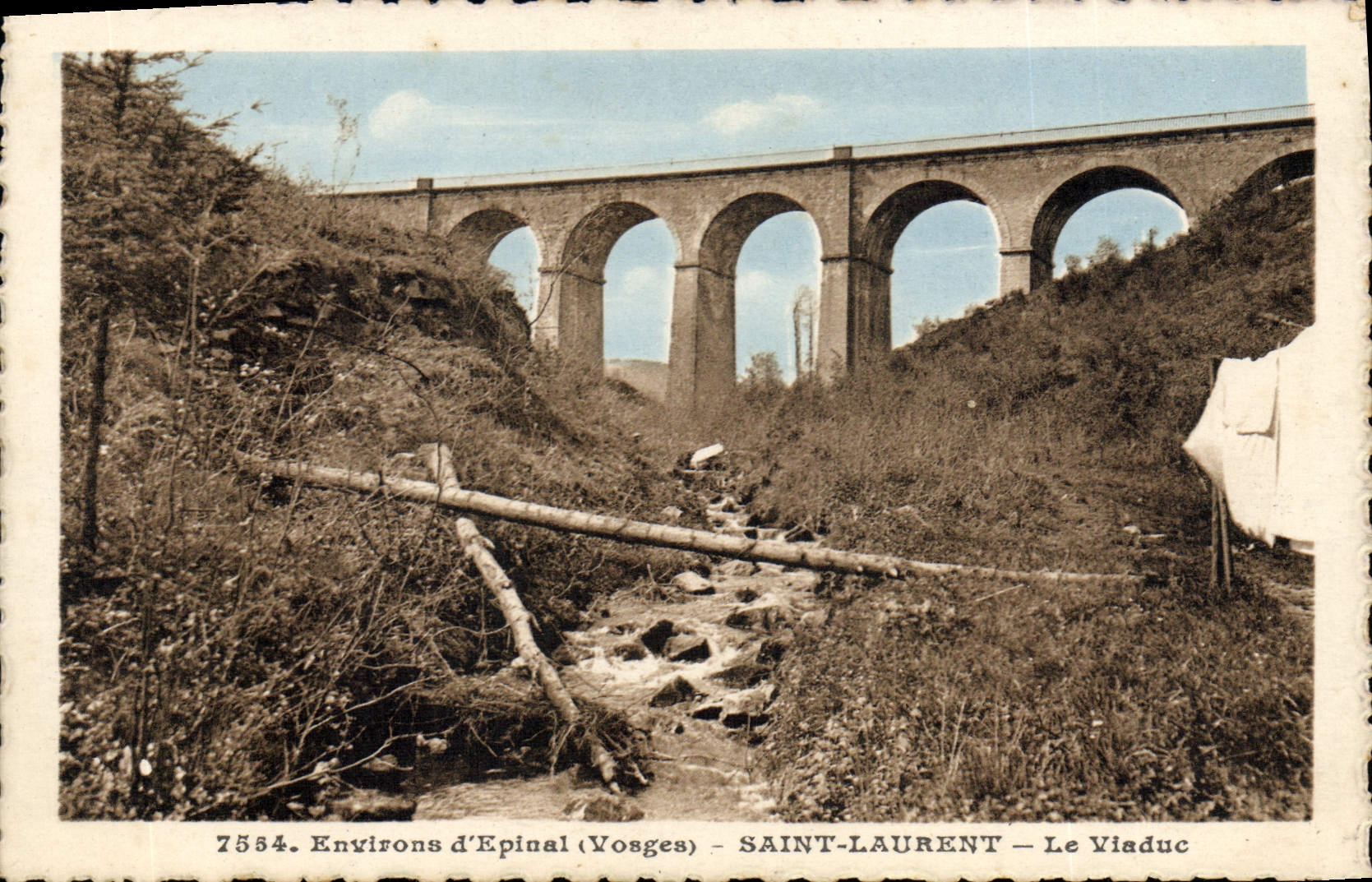 CPA environs Epinal Saint Laurent Le Viaduc