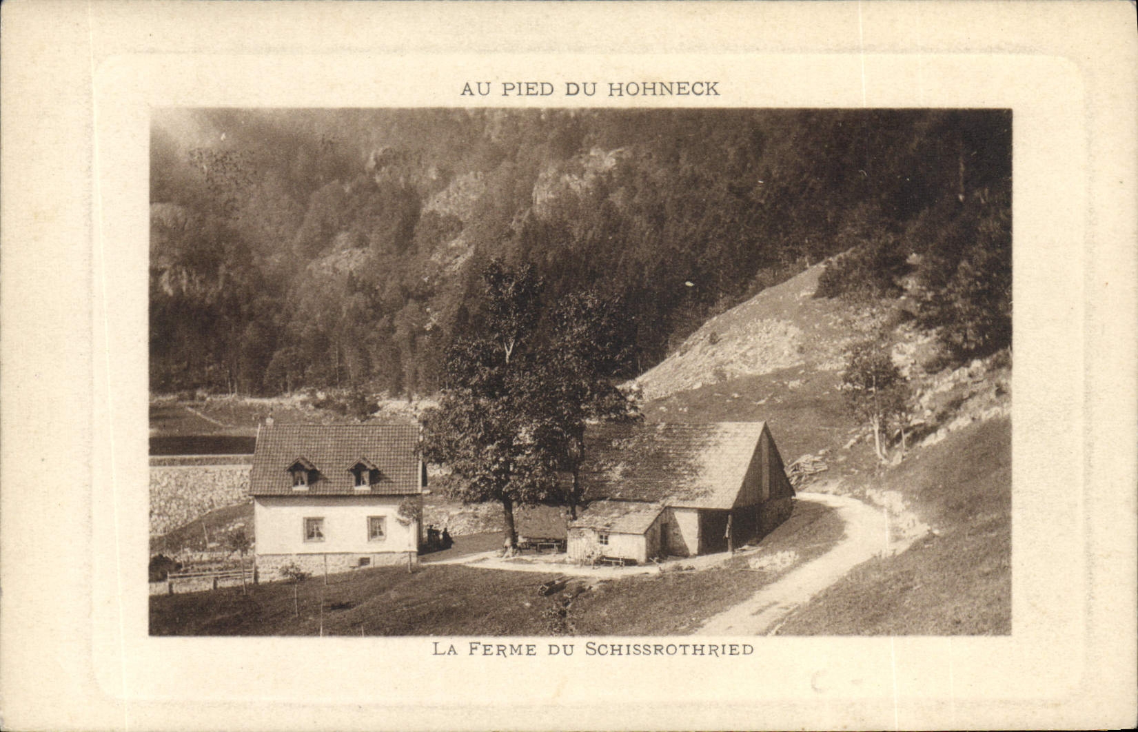 CPA Au Pied Du Hohneck La Ferme Du Schissrothried