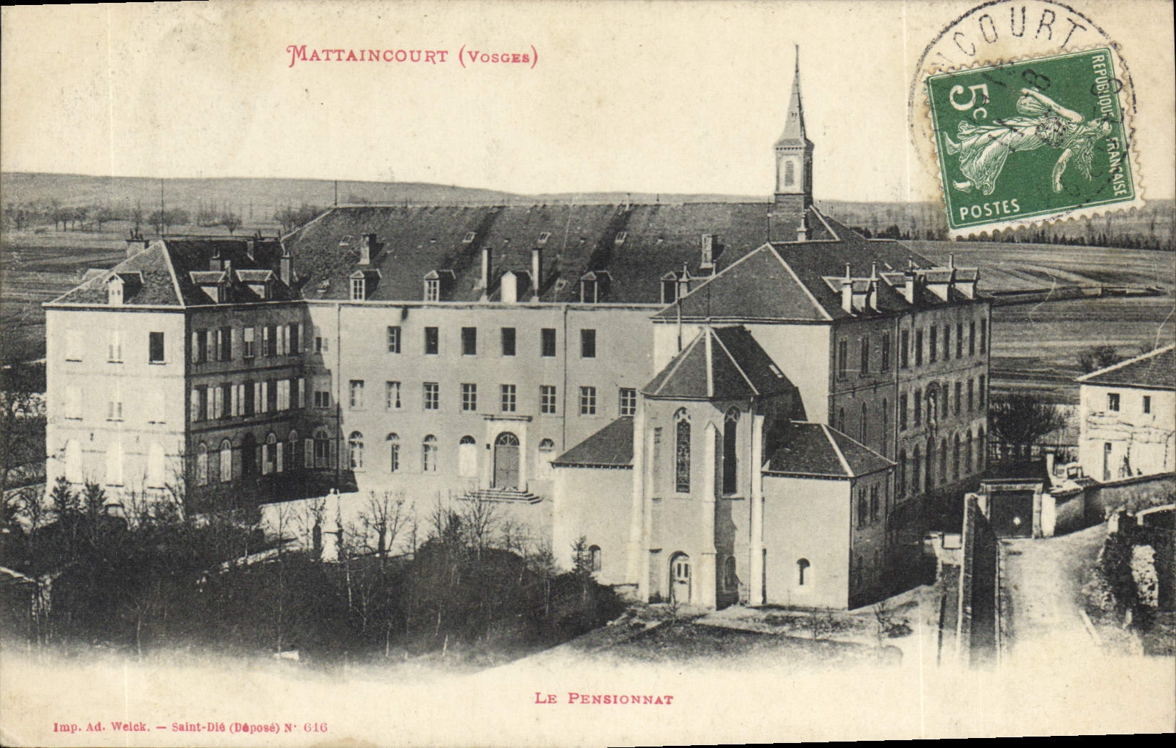 CPA Mattaincourt Le Pensionnat