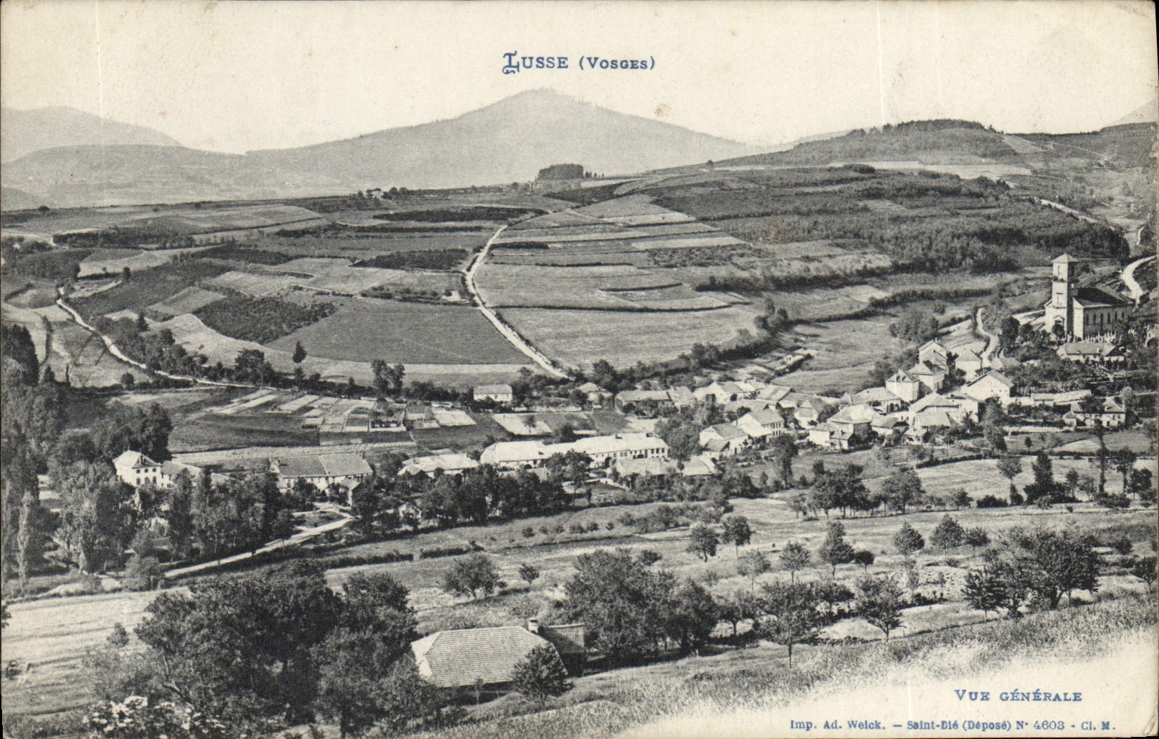 CPA Lusse Vue Generale