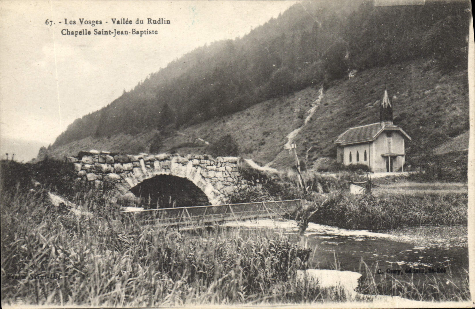 CPA Les Vosges Vallee Du Rudlin Chapelle Saint Jean Baptiste