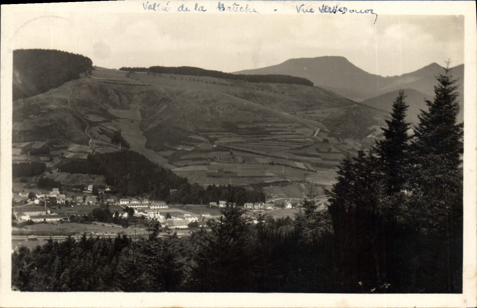 CPA Vallee De La Bruche Vue Vers Le Donon