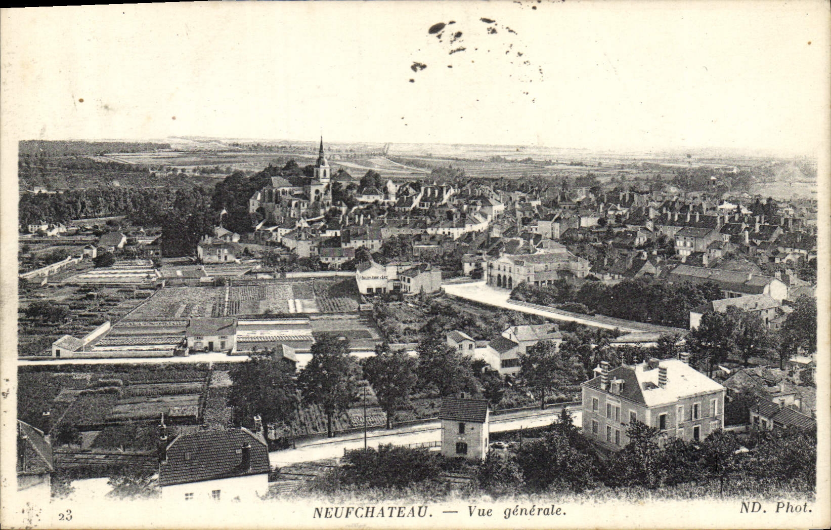 CPA Neufchateau Vue Generale