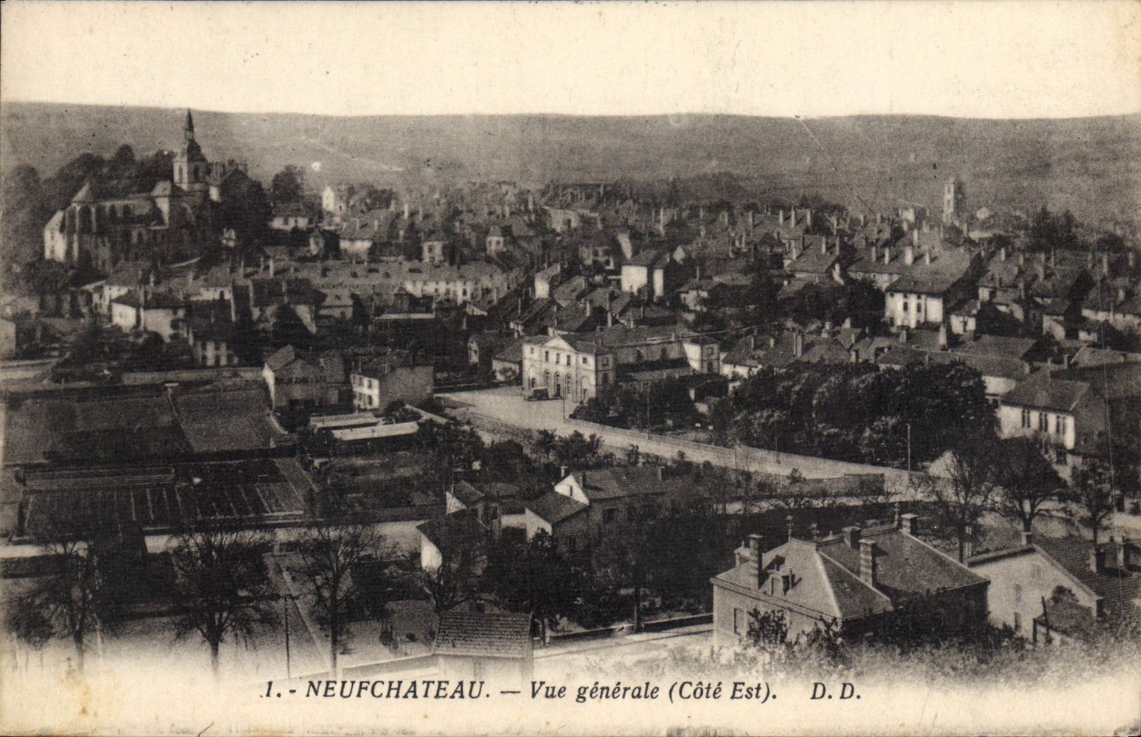 CPA Neufchateau Vue Generale