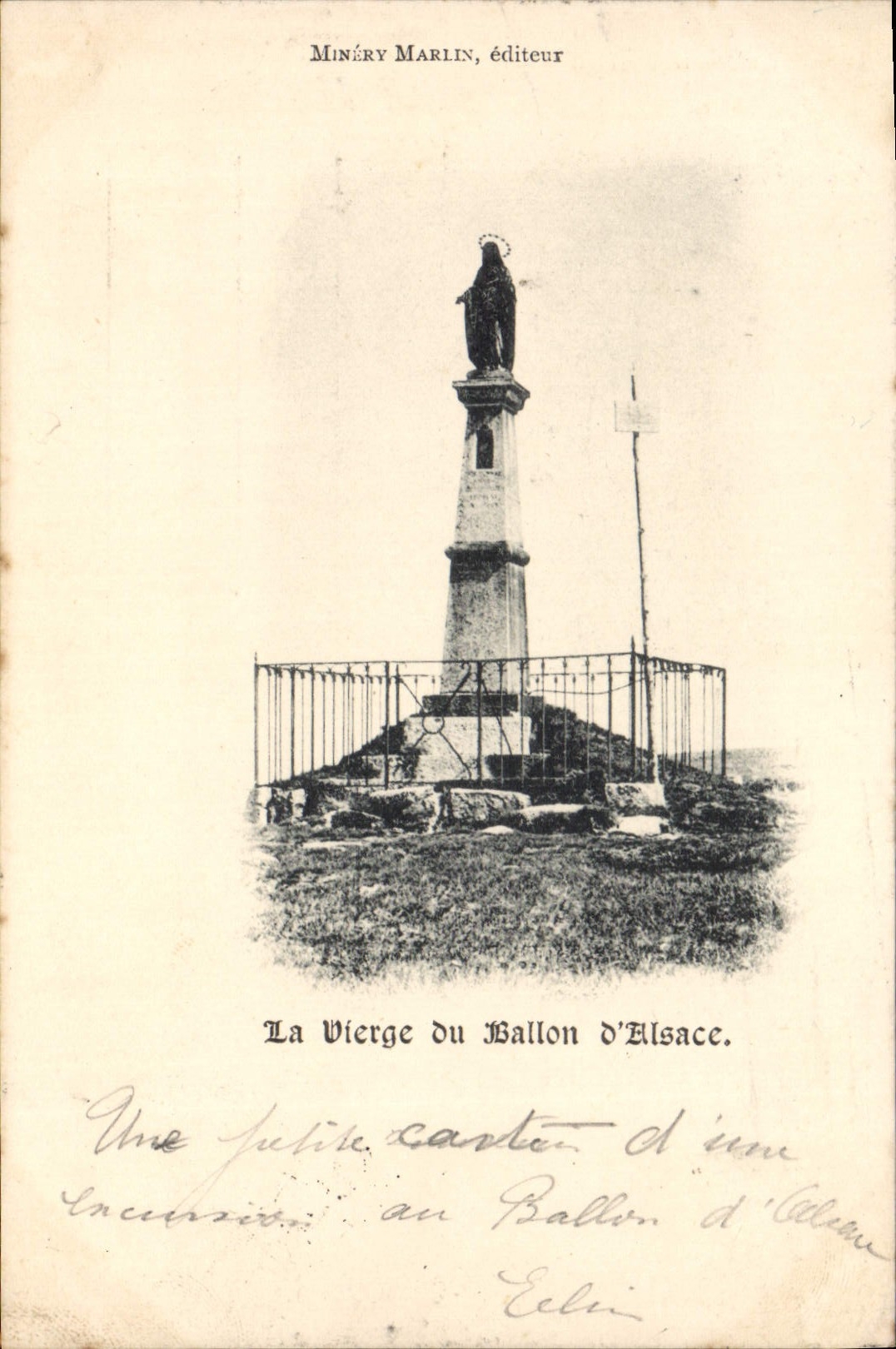 CPA Minery Marlin La Vierge Du Ballon D'alsace