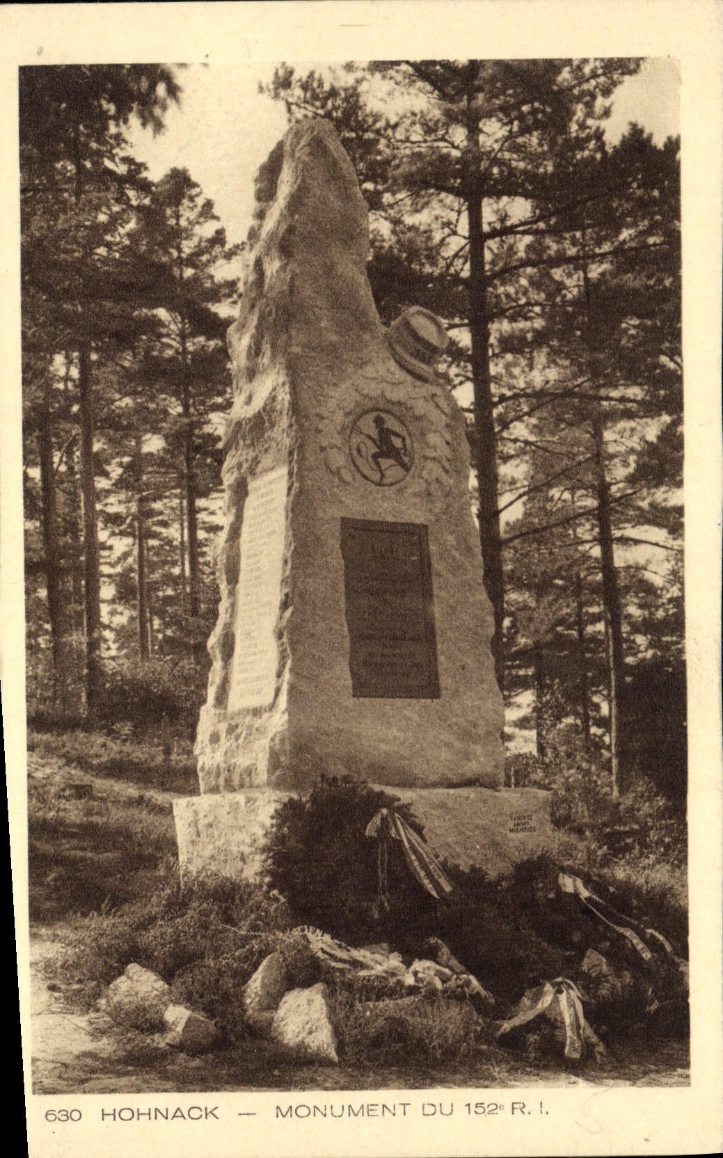 CPA Hohnack Monument Du 152ème régiment d'infanterie