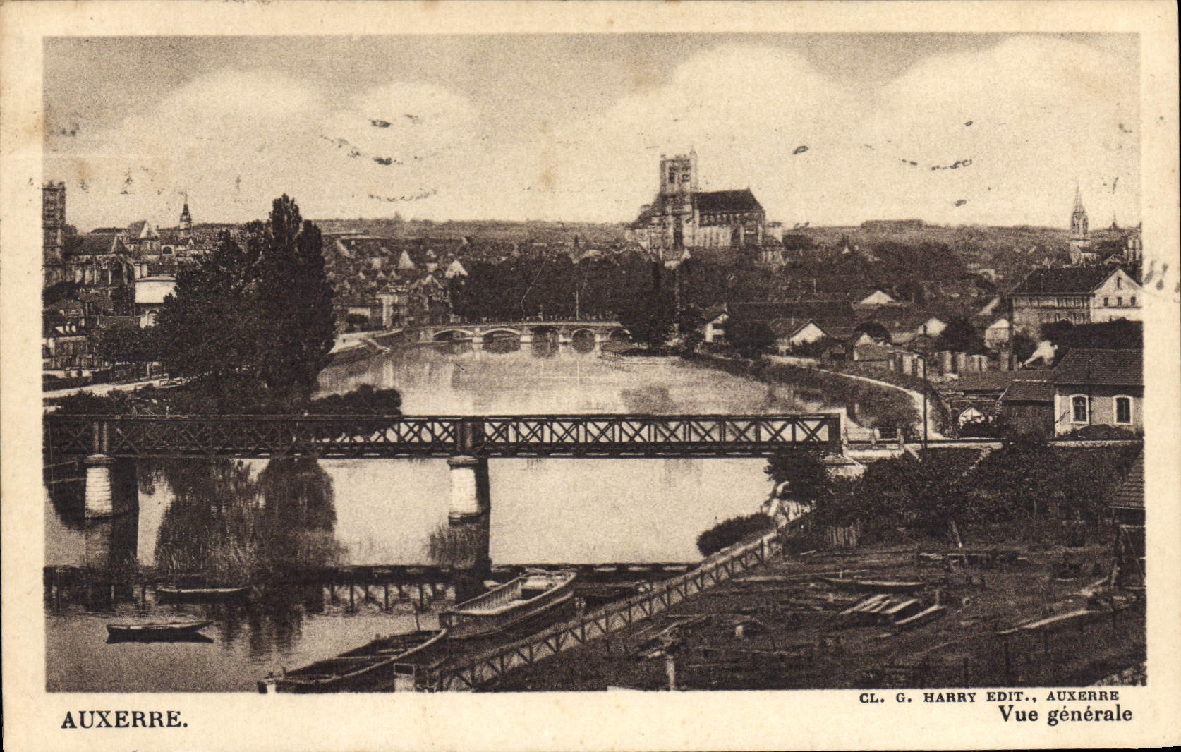 CPA Auxerre Vue Generale