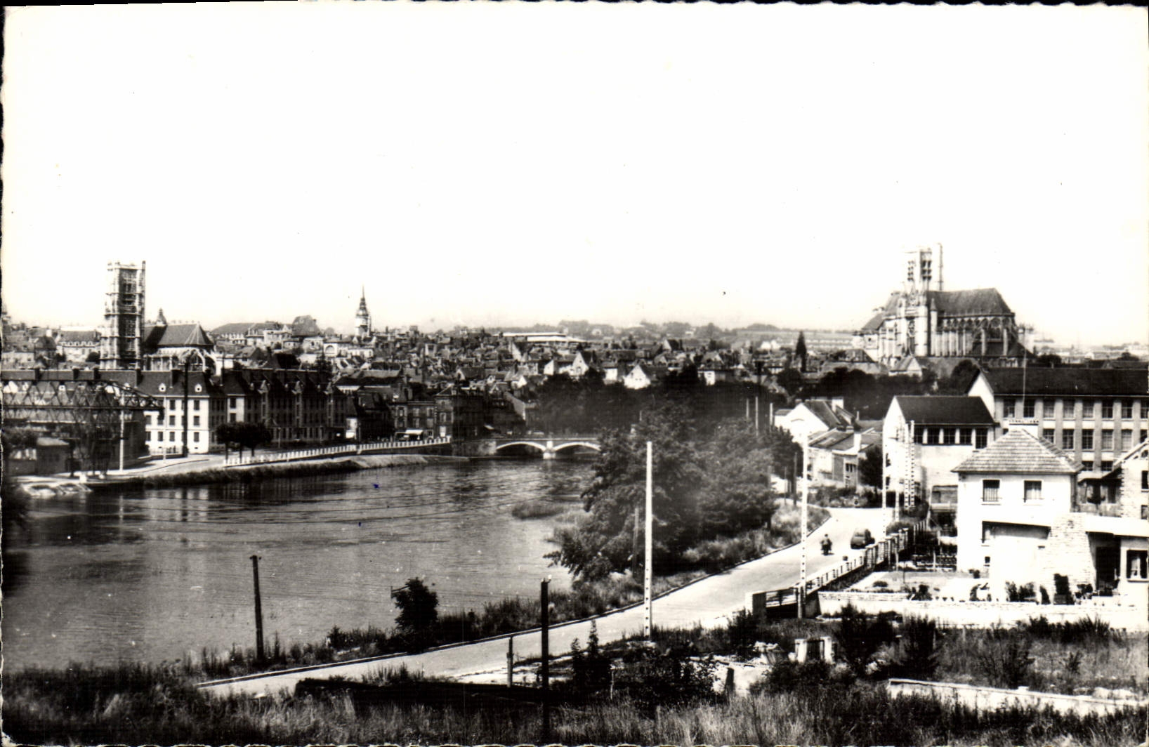 CPA Auxerre Vue Generale