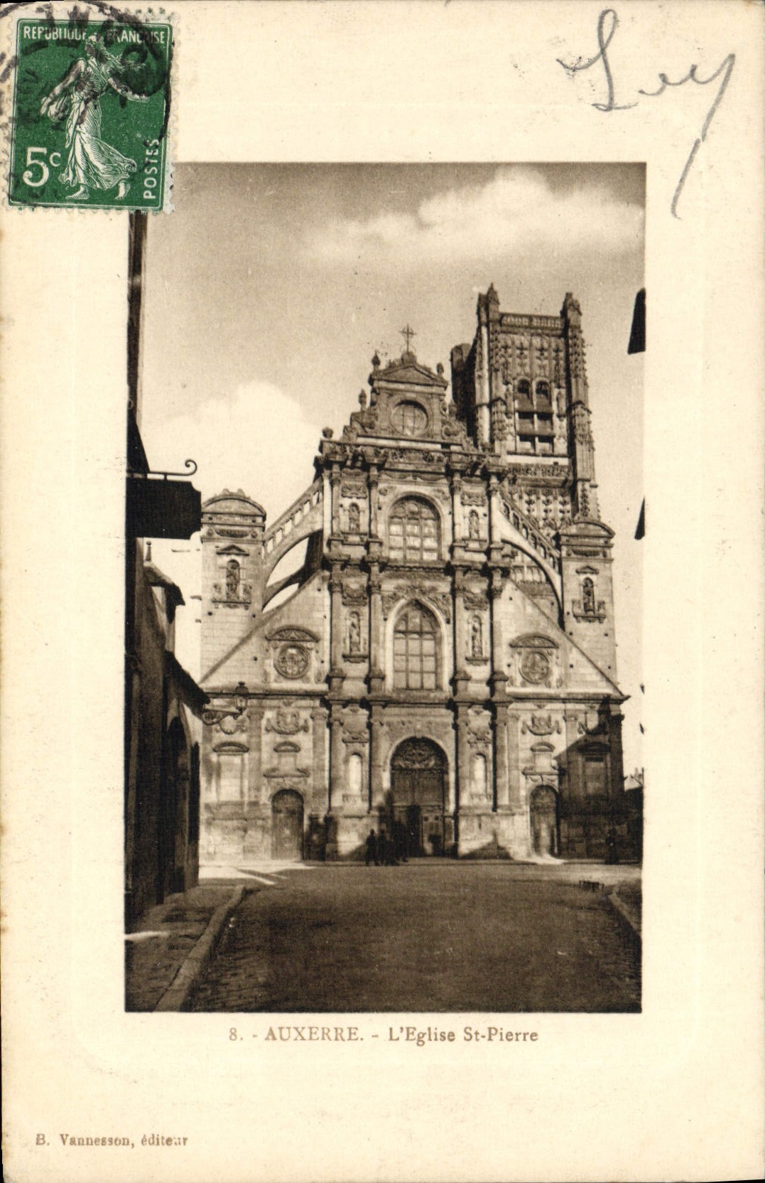 CPA Auxerre L'Eglise St Pierre