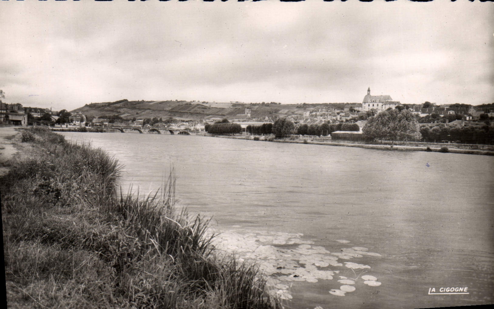 CPA Joigny Sur Yonne Vue Panoramique