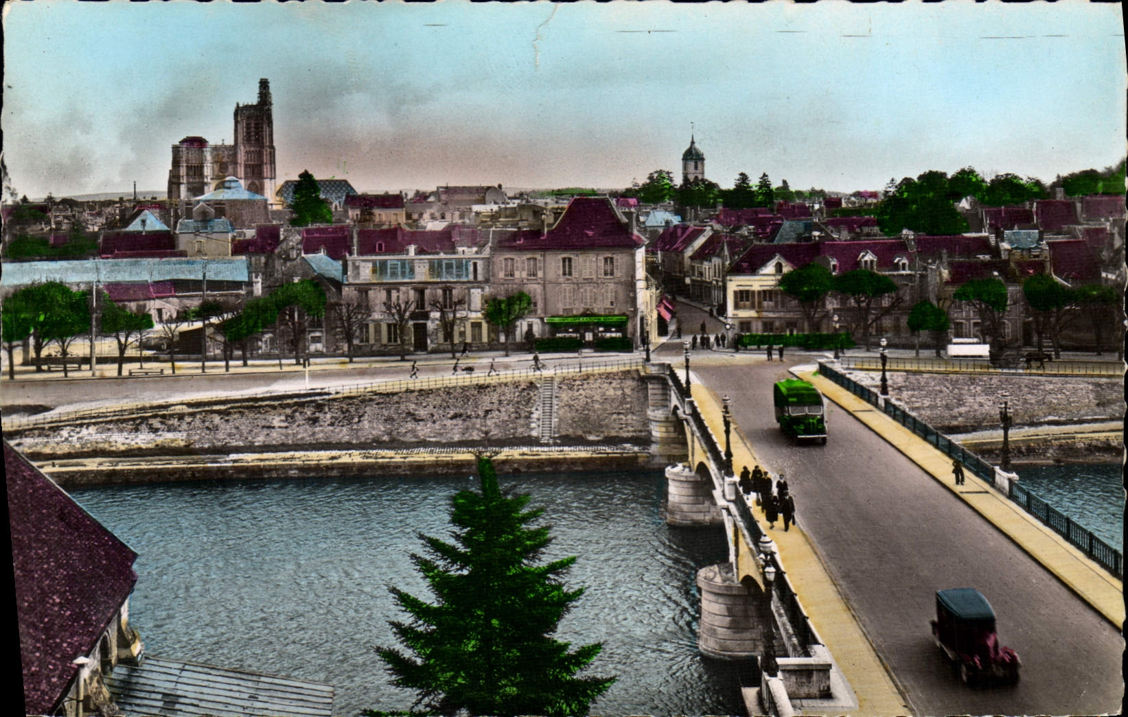 CPA Sens Le Nouveau Pont