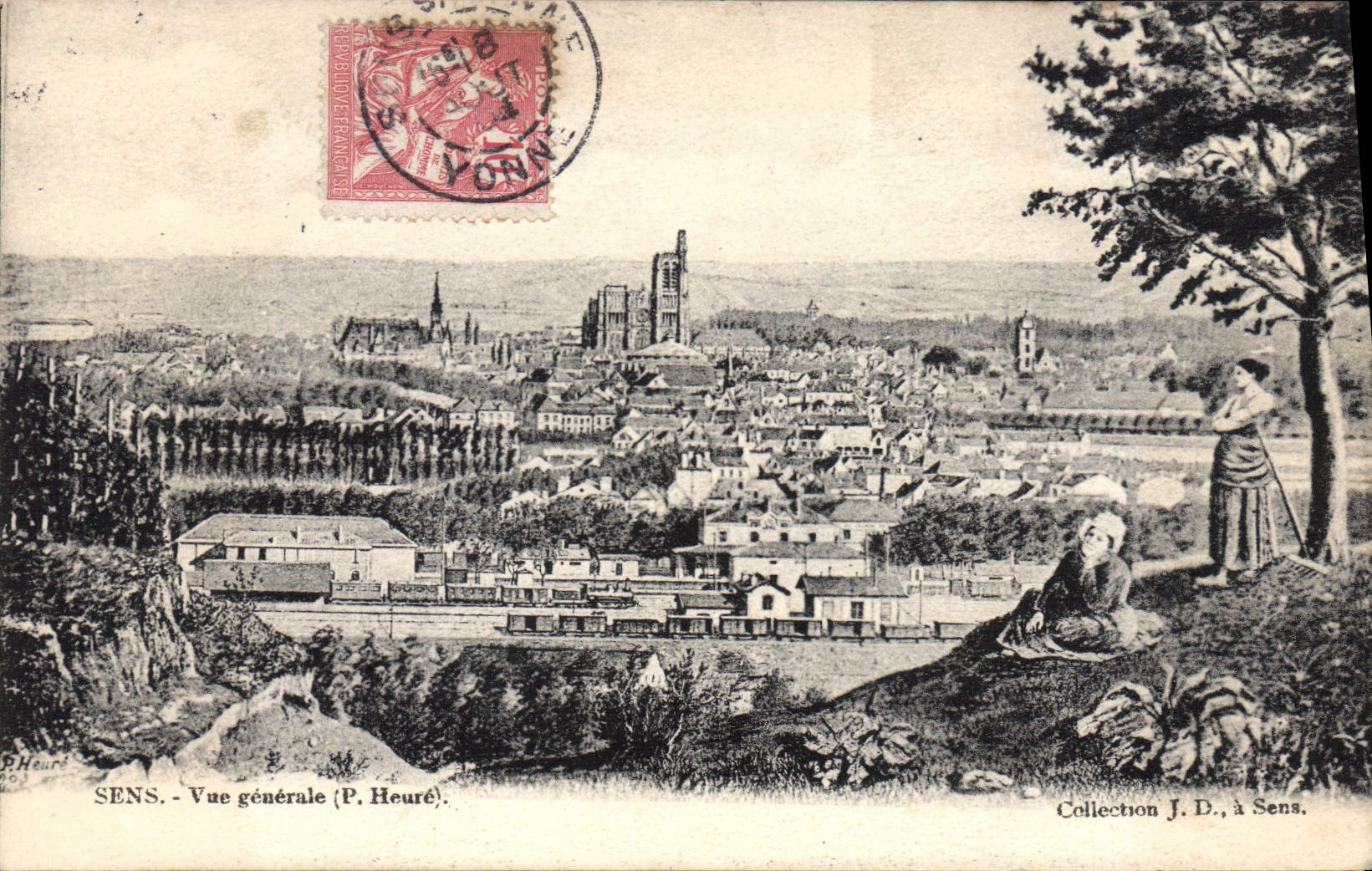 CPA Sens Vue Generale