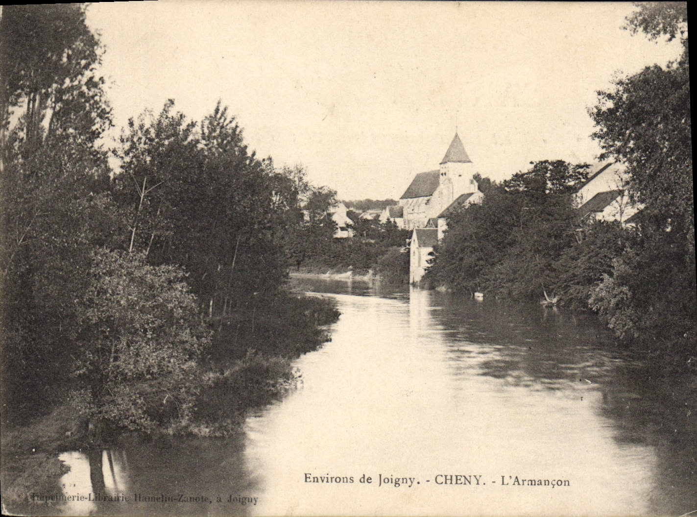 CPA Cheny L'Armancon environs De Joigny