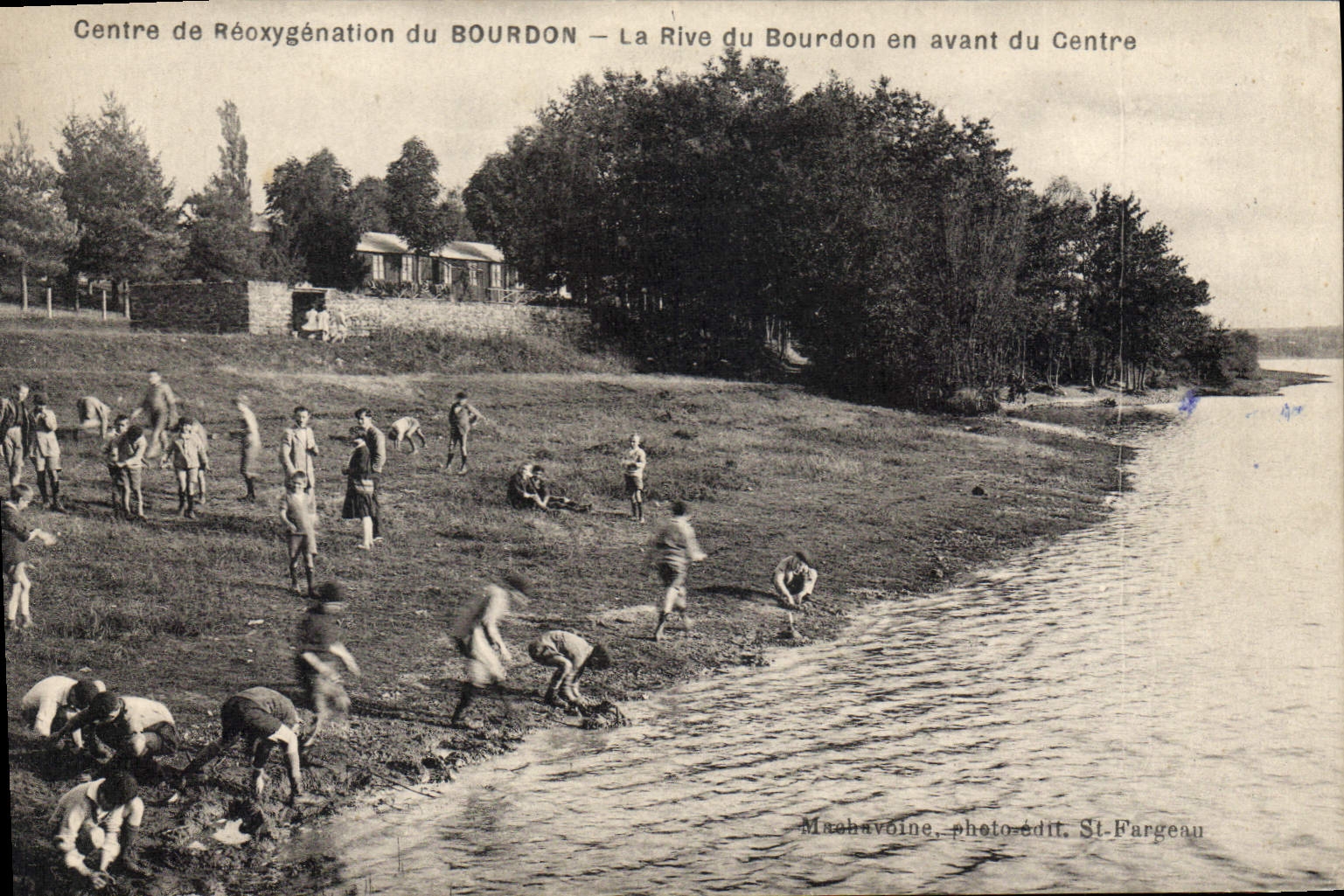 CPA Bourdon La Rive En Avant Du Centre centre de réoxygénation