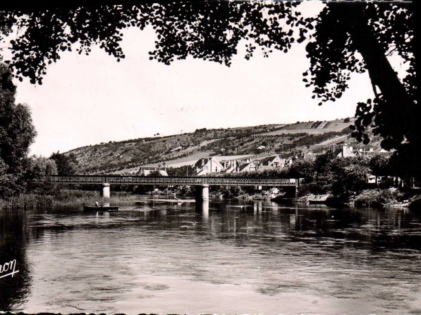 CPA Vincelles Le Pont De Vincelotte