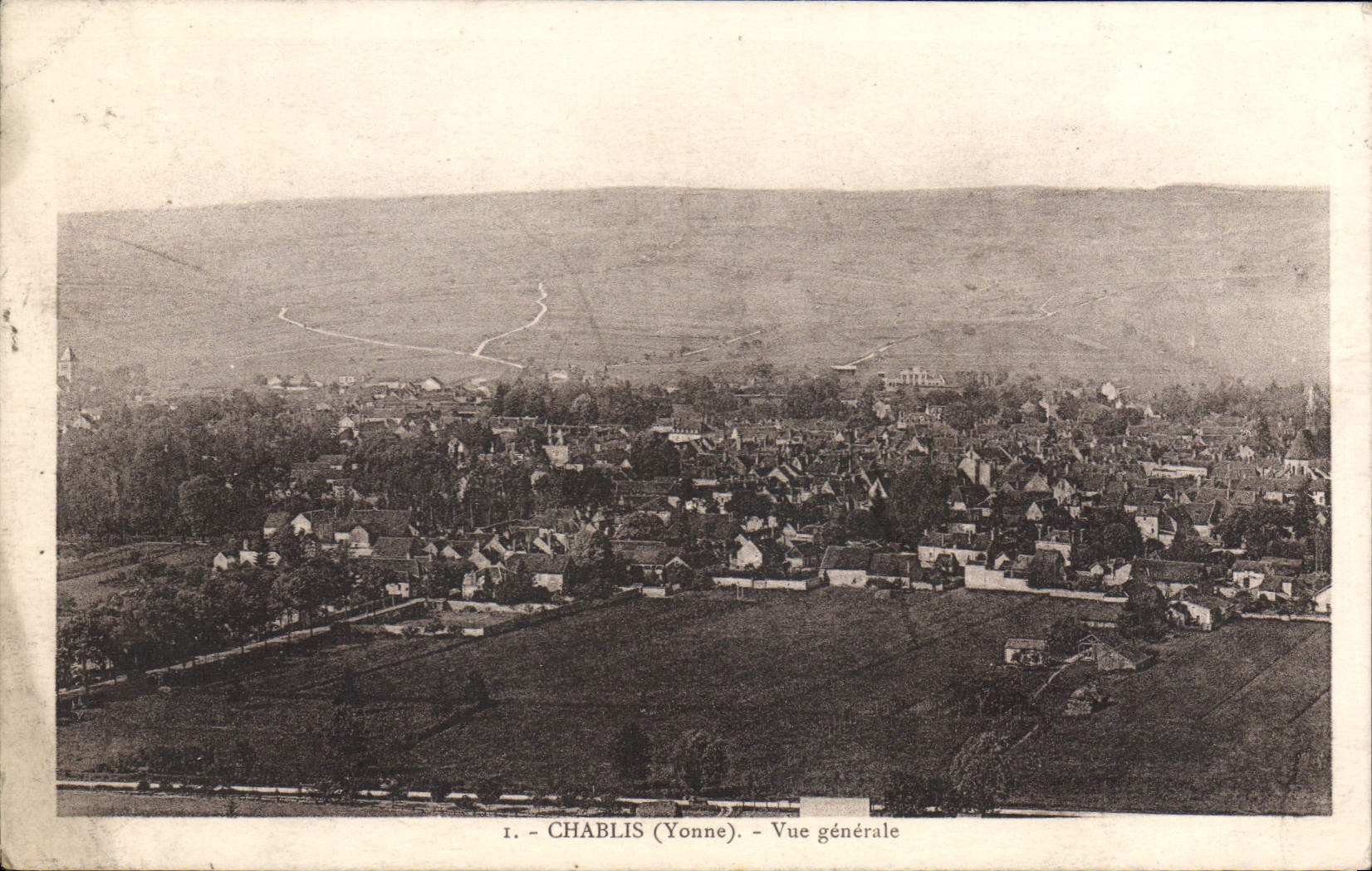 CPA Chablis Vue Generale