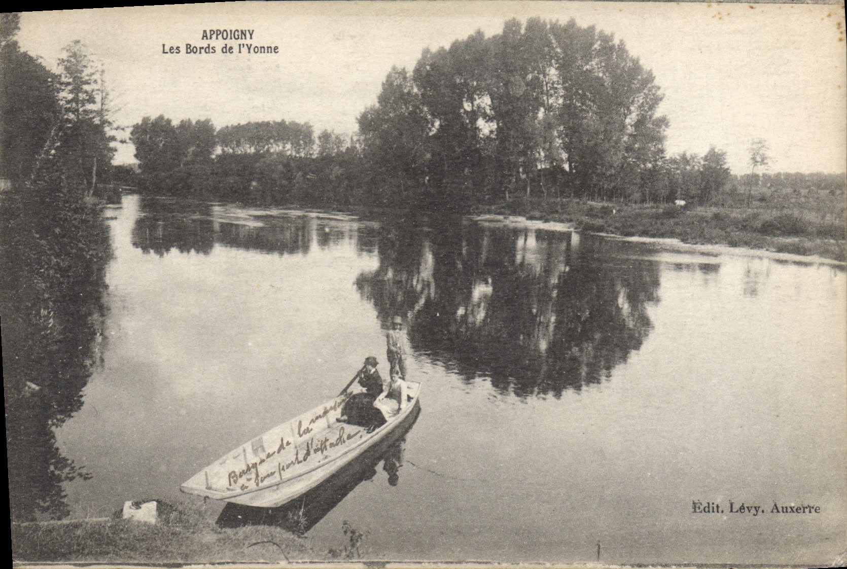 CPA Appoigny Les Bords De I'Yonne