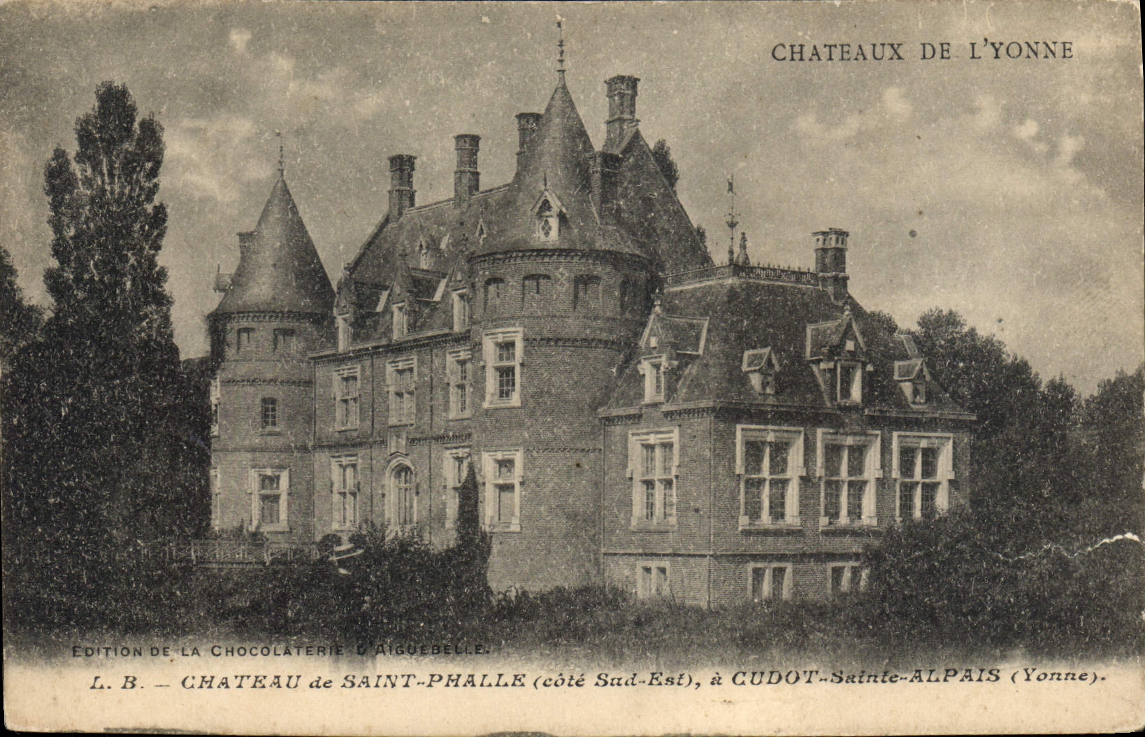 CPA Chateau De Saint Phalle à Cudot Sainte Alpais