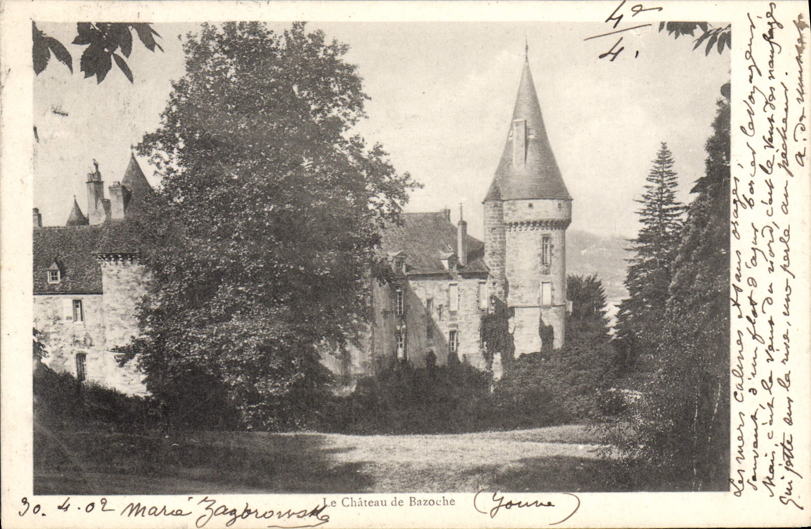 CPA Le Chateau De Bazoche