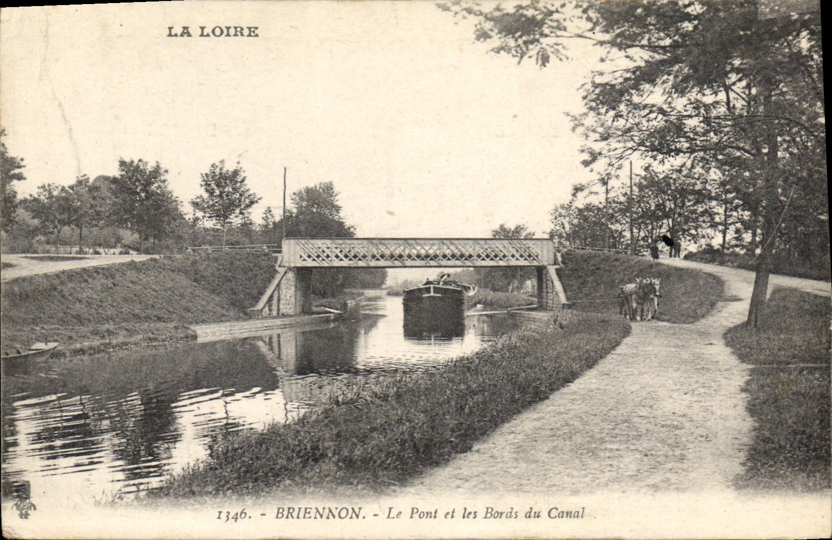 CPA Briennon Le Pont Et Les Bords Du Canal