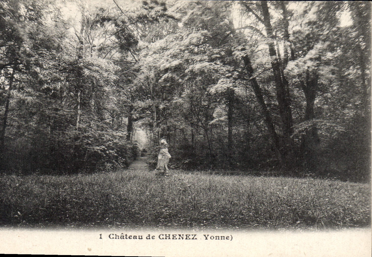 CPA Chateau De Chenez Yonne