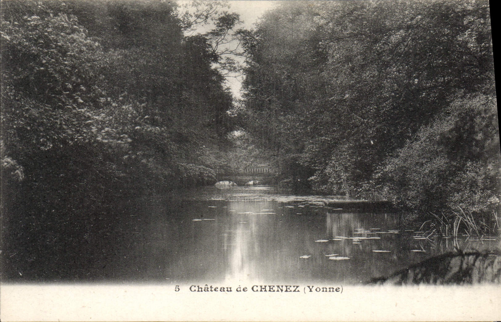 CPA Chateau De Chenez Yonne