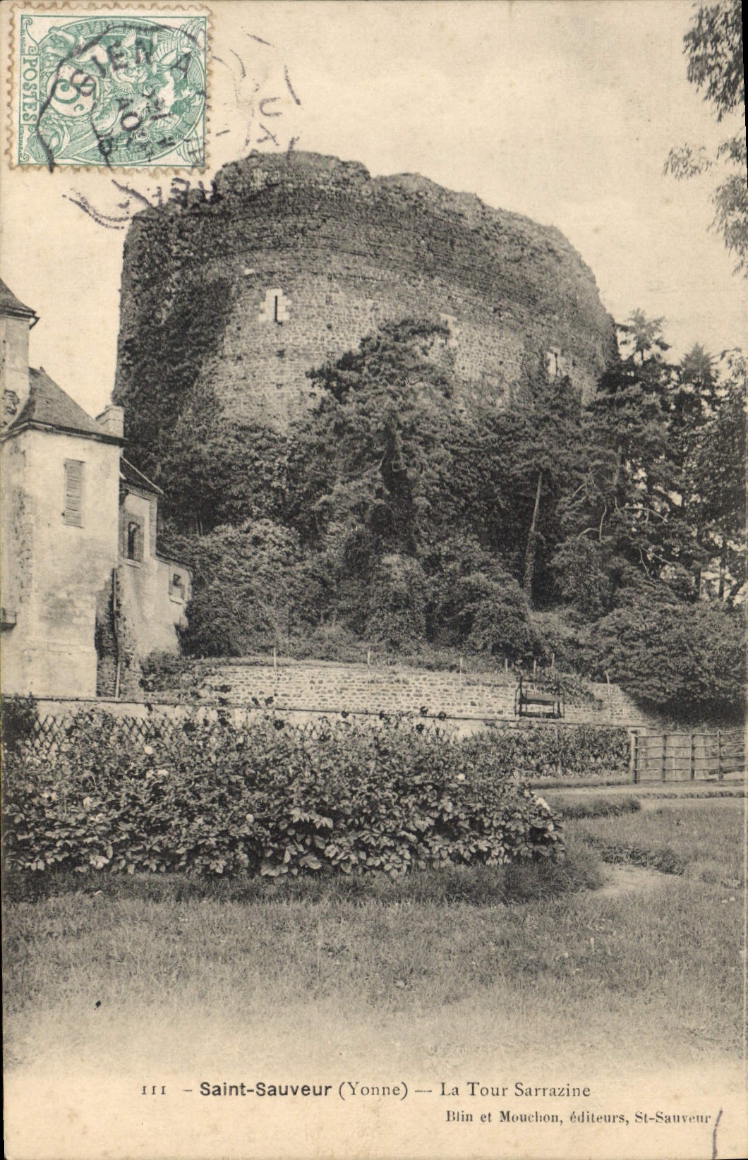 CPA Saint Sauveur La Tour Sarrazine
