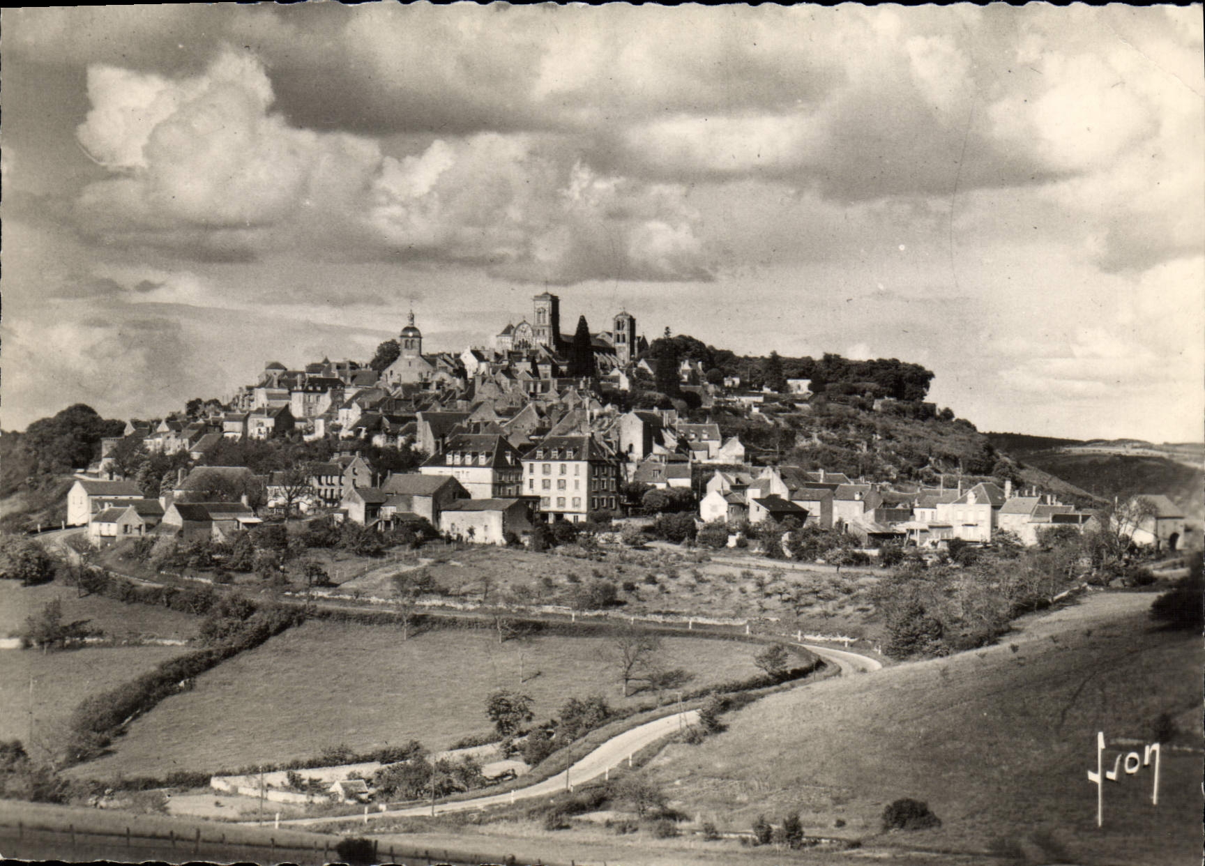 CPSM Vezelay Vue Generale