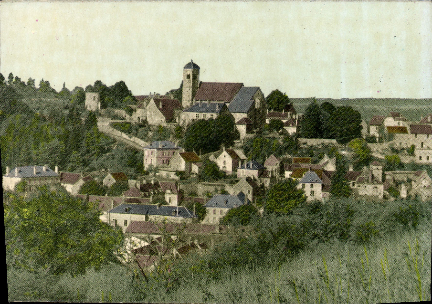 CPSM Chatel Censoir Vue Generale