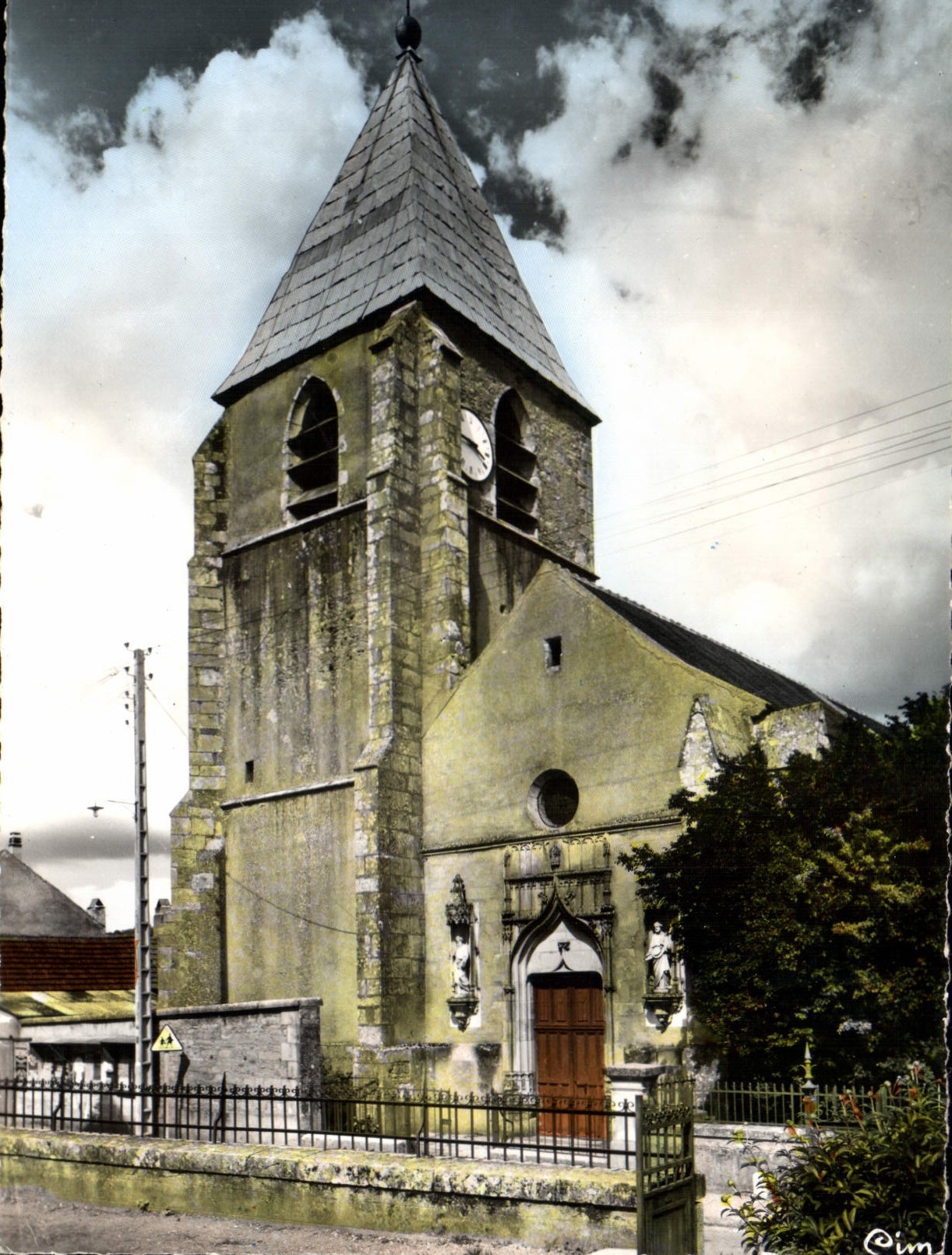 CPSM Massangis L'Eglise