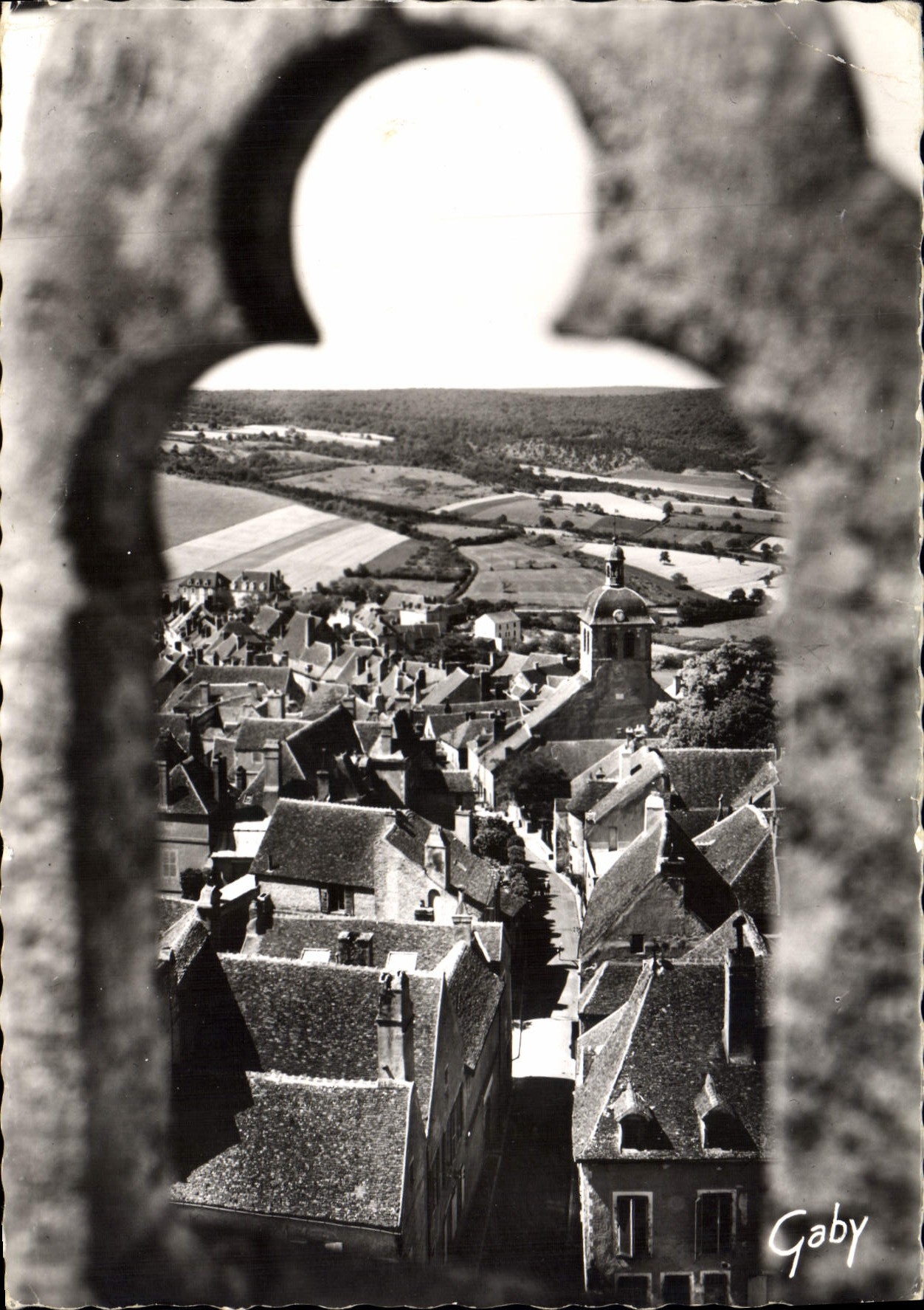 CPSM Vezelay Vue De La tour de la basilique