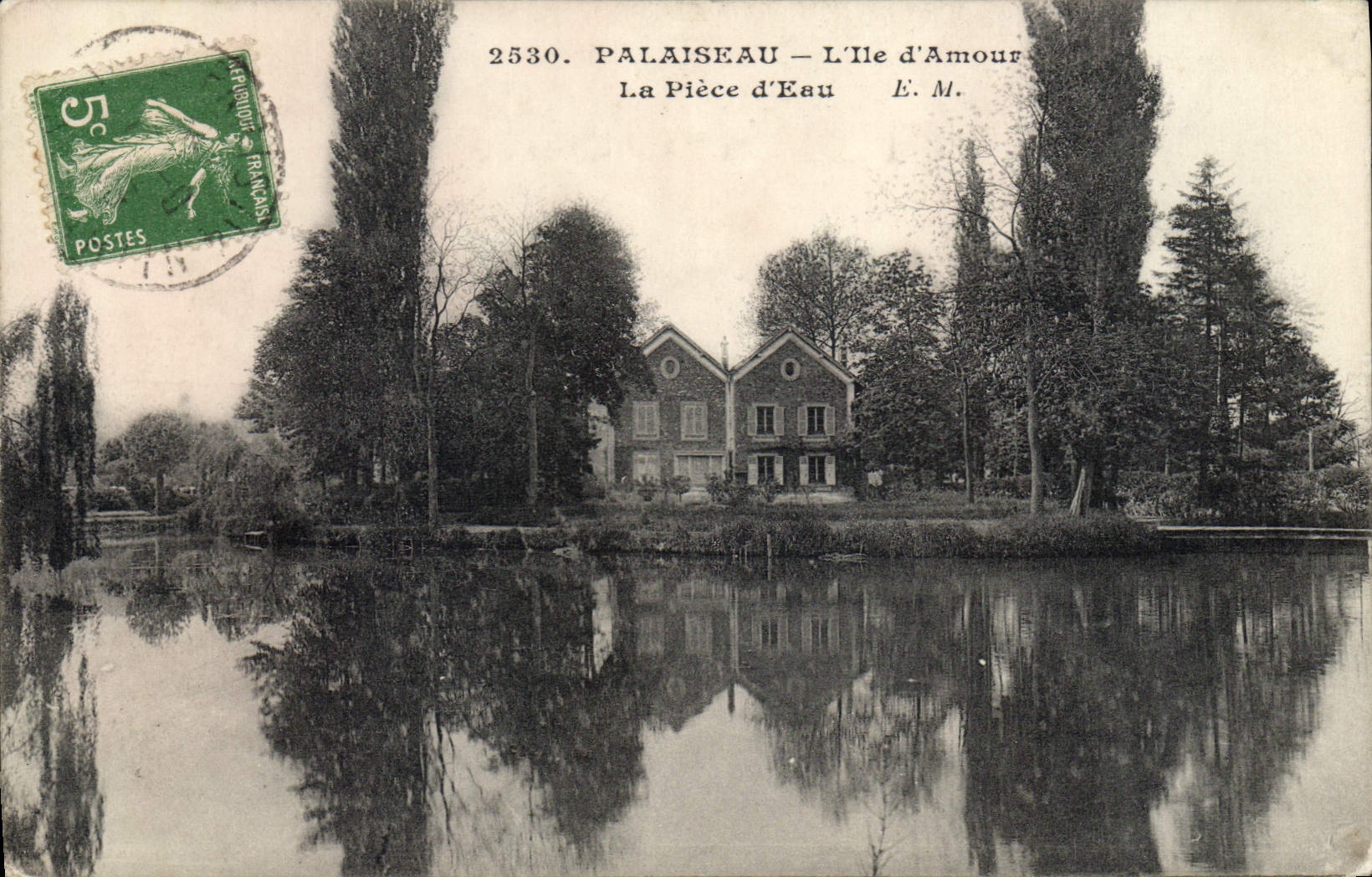 CPA Palaiseau L'Ile D'Amour La Piece D'Eau