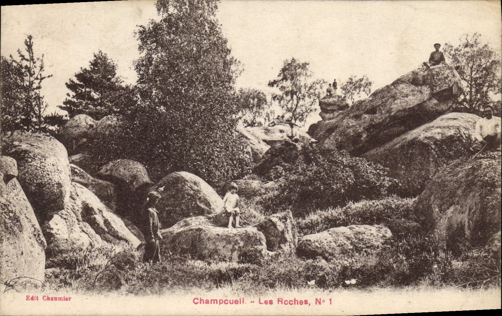 CPA Champcueil Les Roches