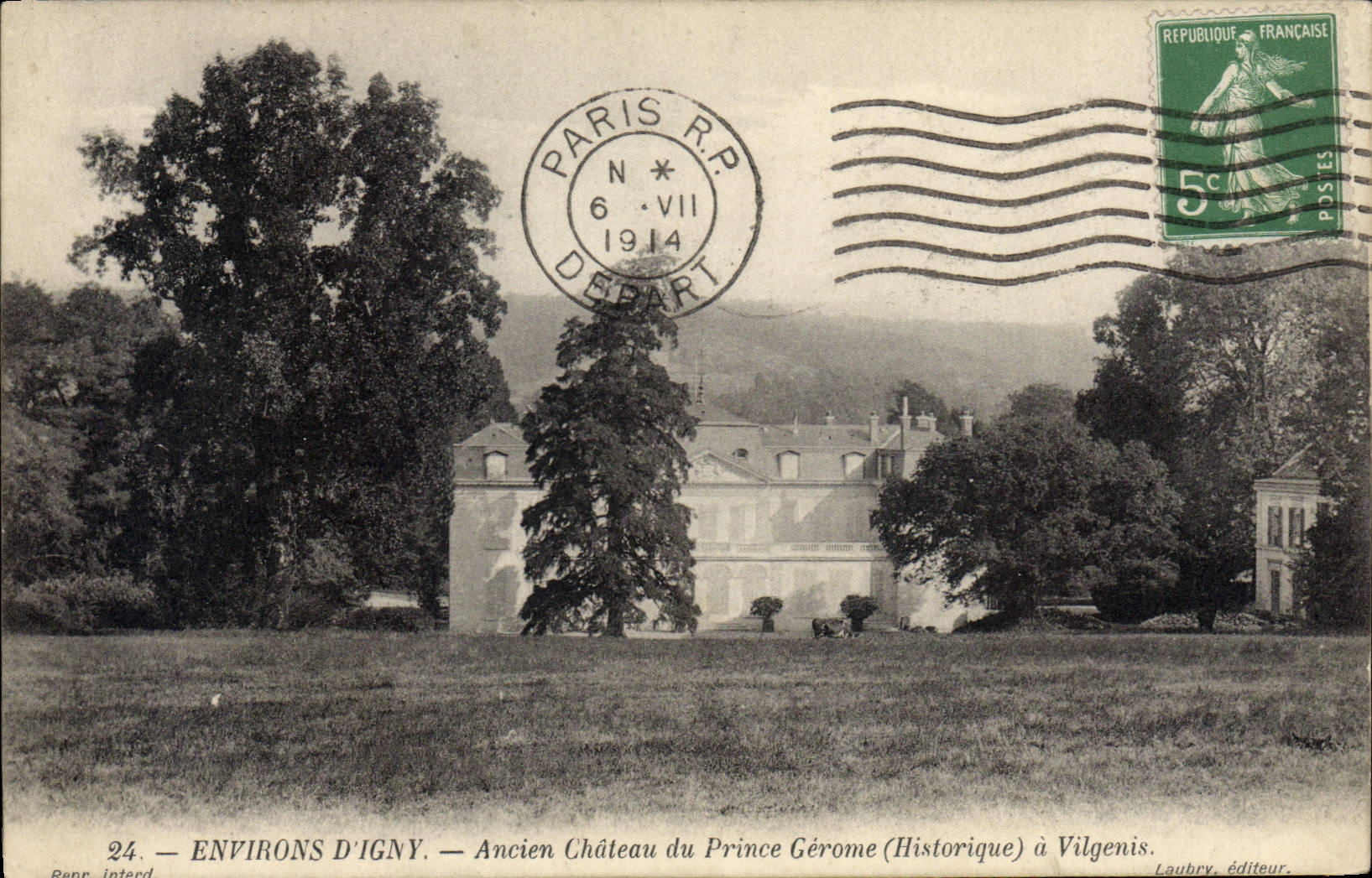CPA Environs D'Igny Ancien Chateau Du Prince Gerome à Vilgenis