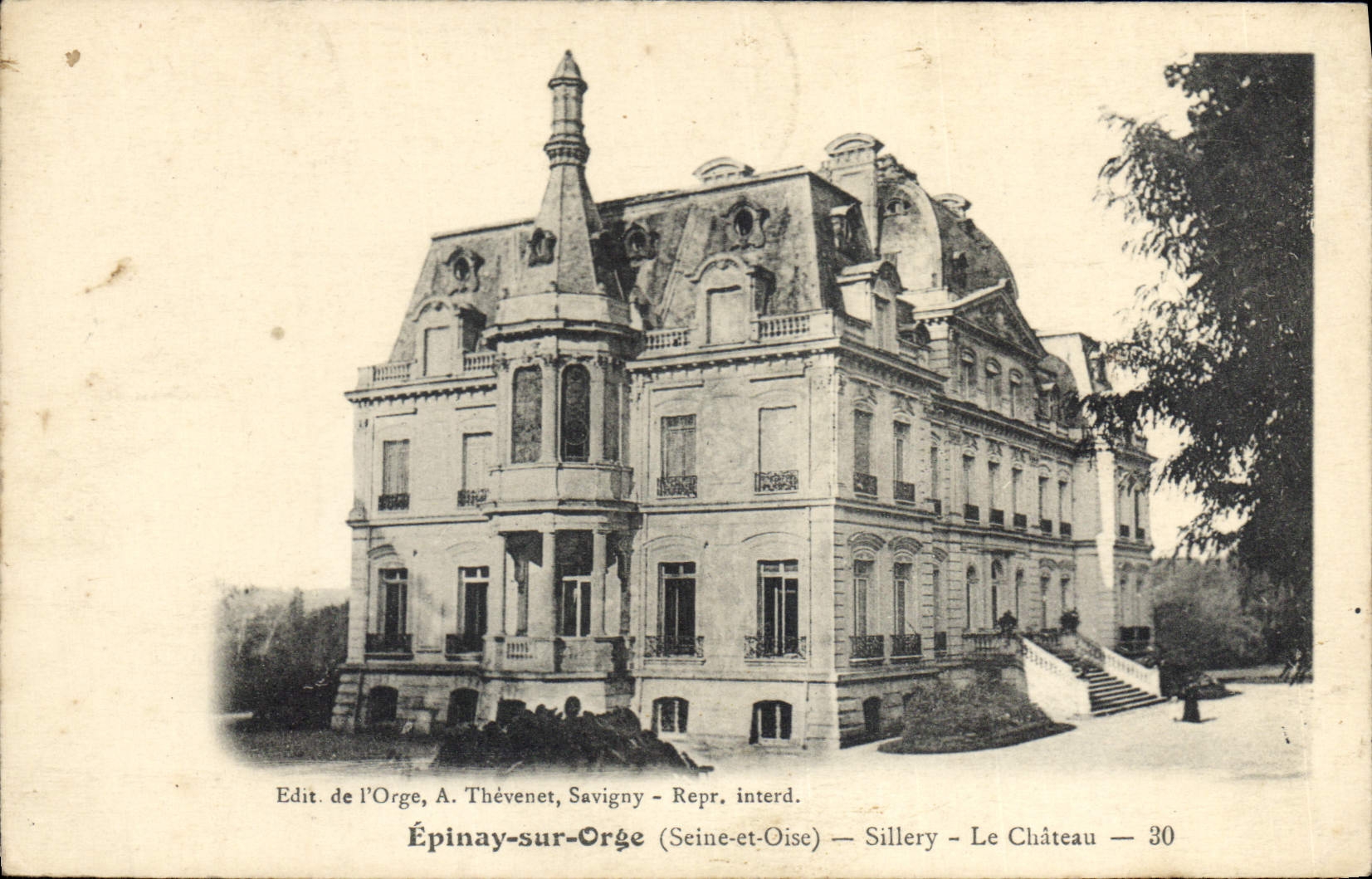 CPA Epinay Sur Orge Sillery Le Château