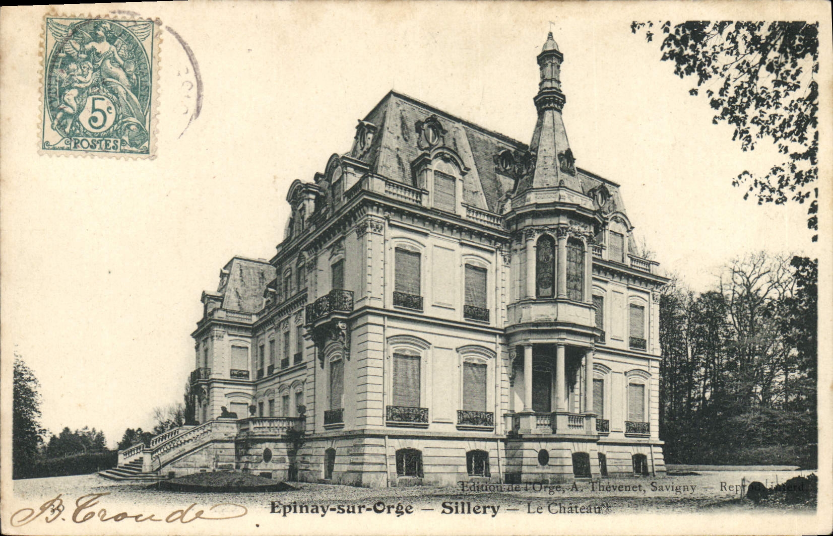 CPA Epinay Sur Orge Sillery Le Château