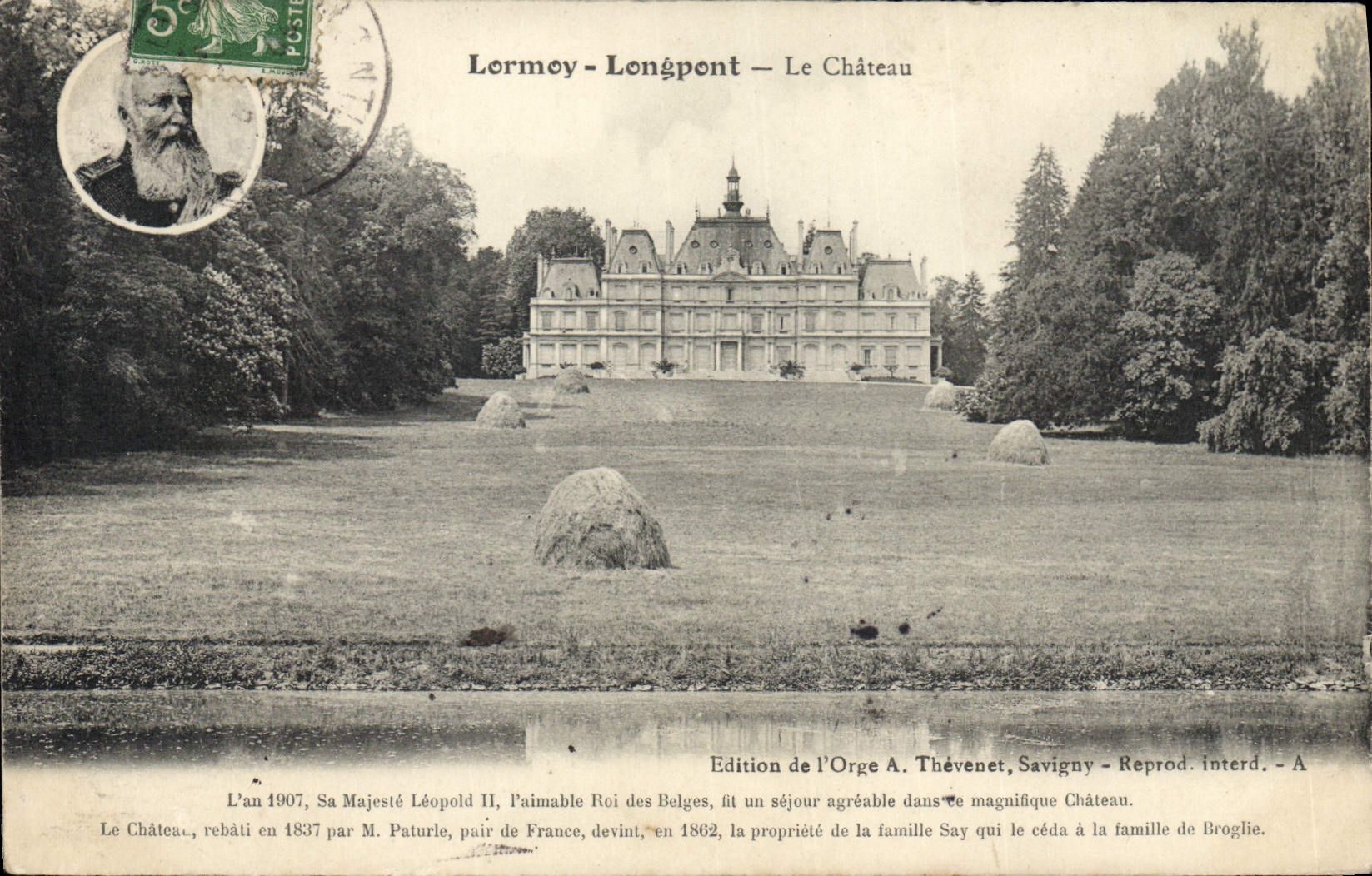 CPA Lormoy Longpont Le Château