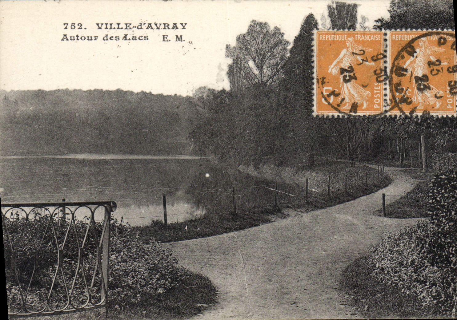CPA Ville D'Avray Autour Des Lacs