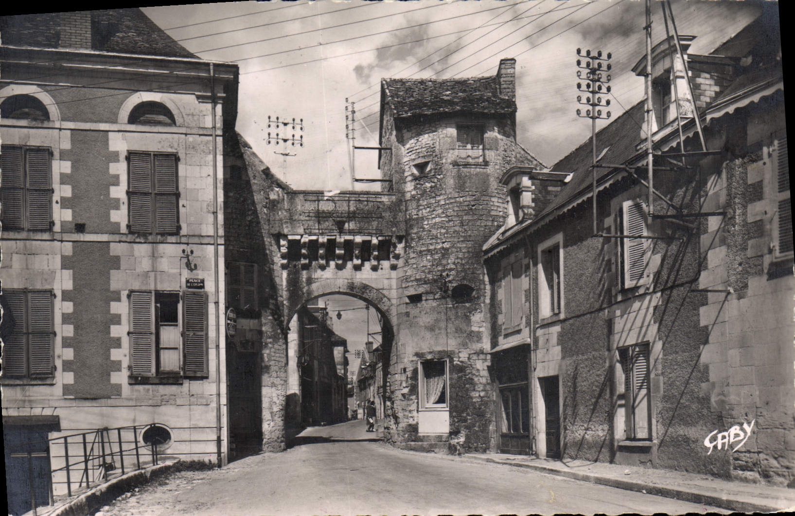 CPA La Roche Posay vieille porte