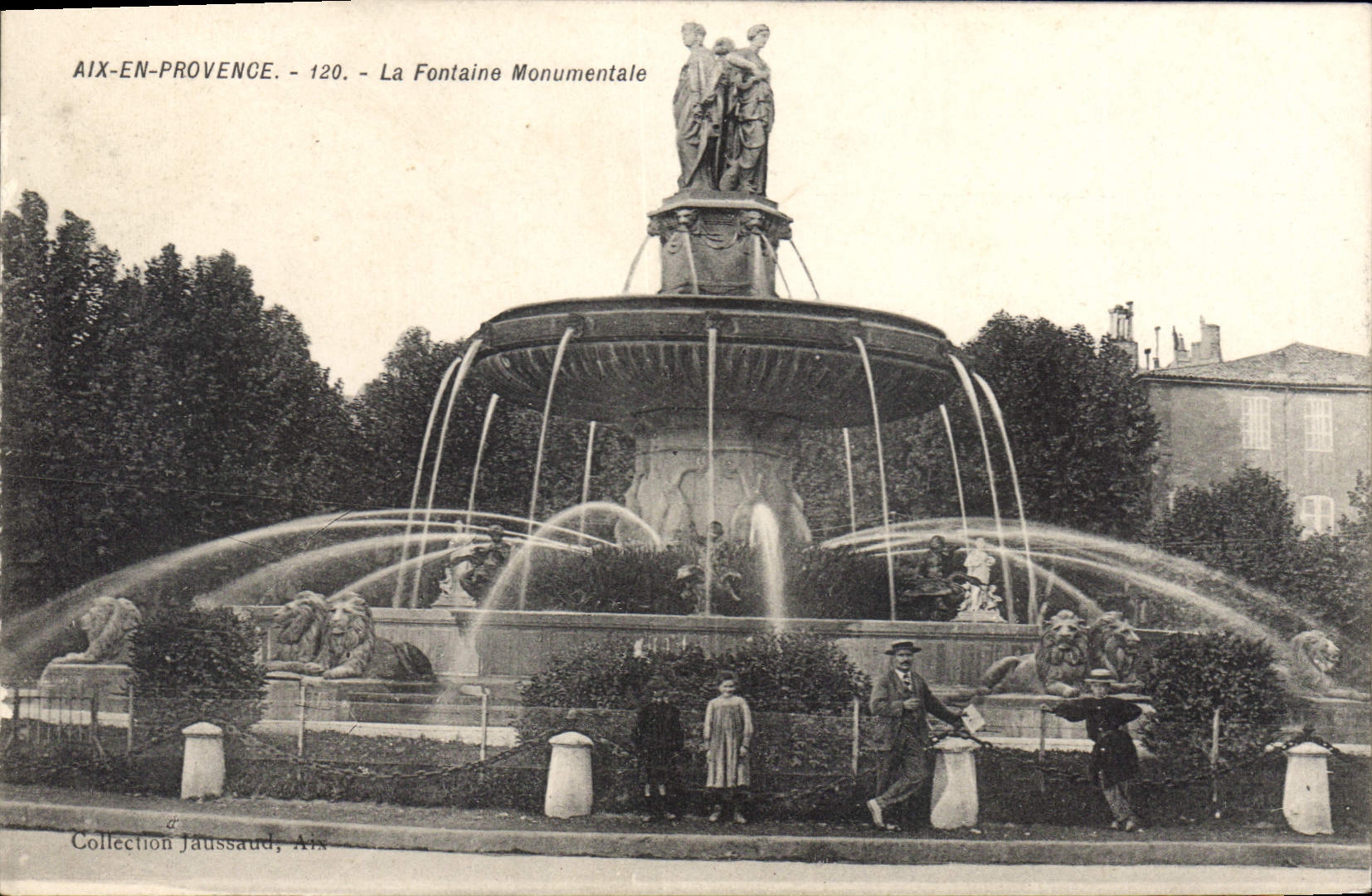 CPA Aix En Provence La Fontaine Monumentale