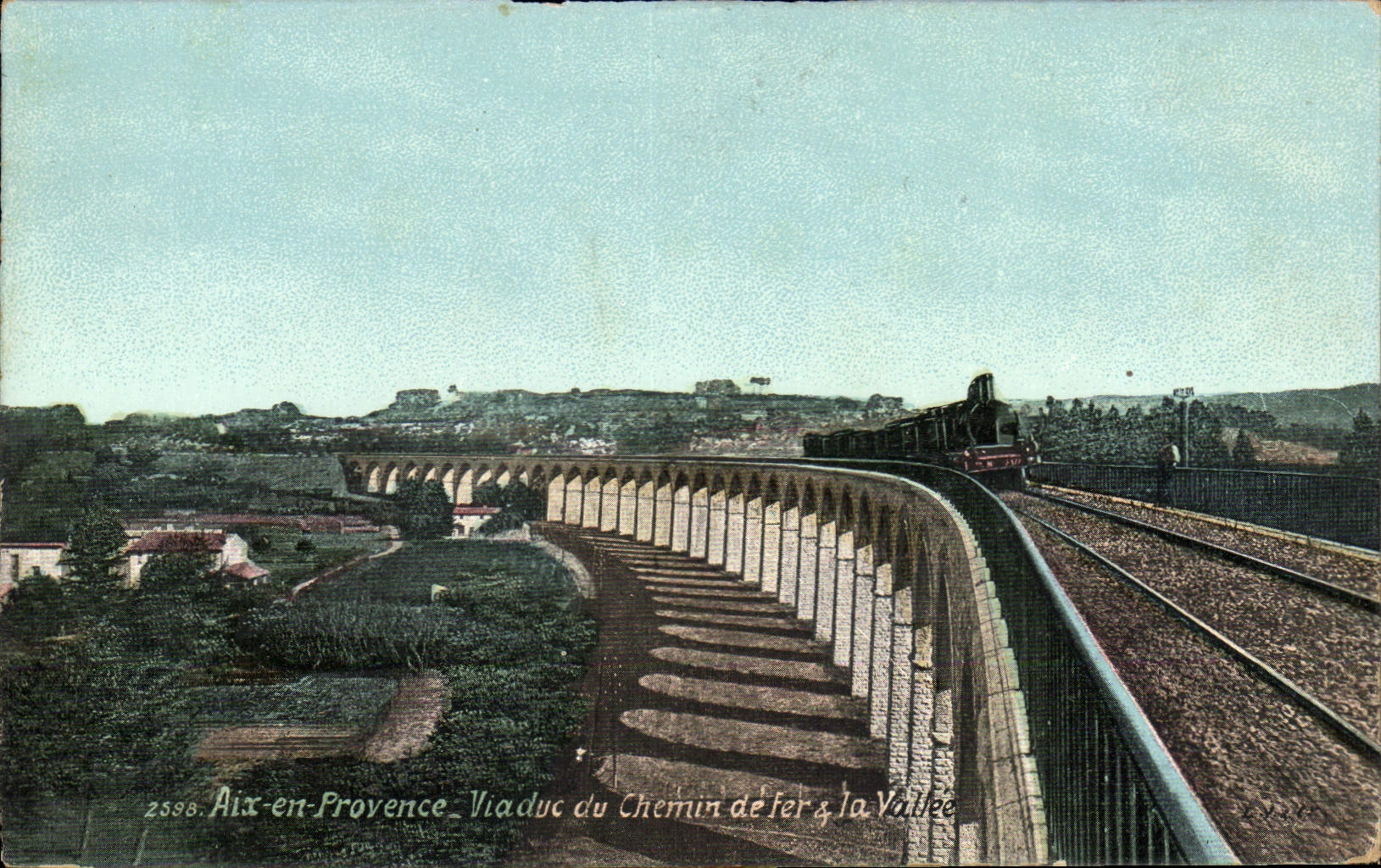 CPA Aix En Provence Viaduc Du Chemin De Fer La Vallee