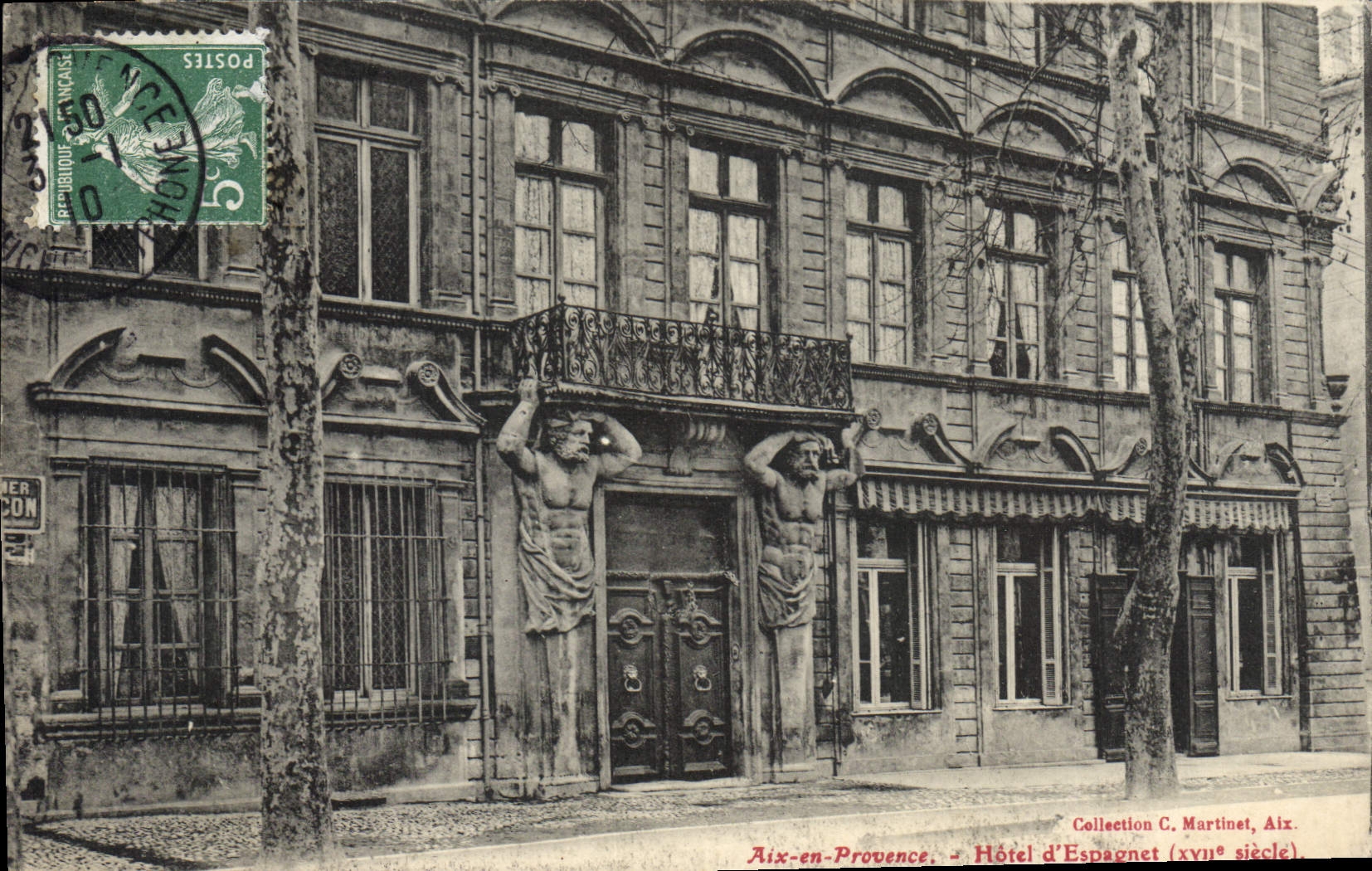 CPA Aix En Provence Hotel D'Espagnet