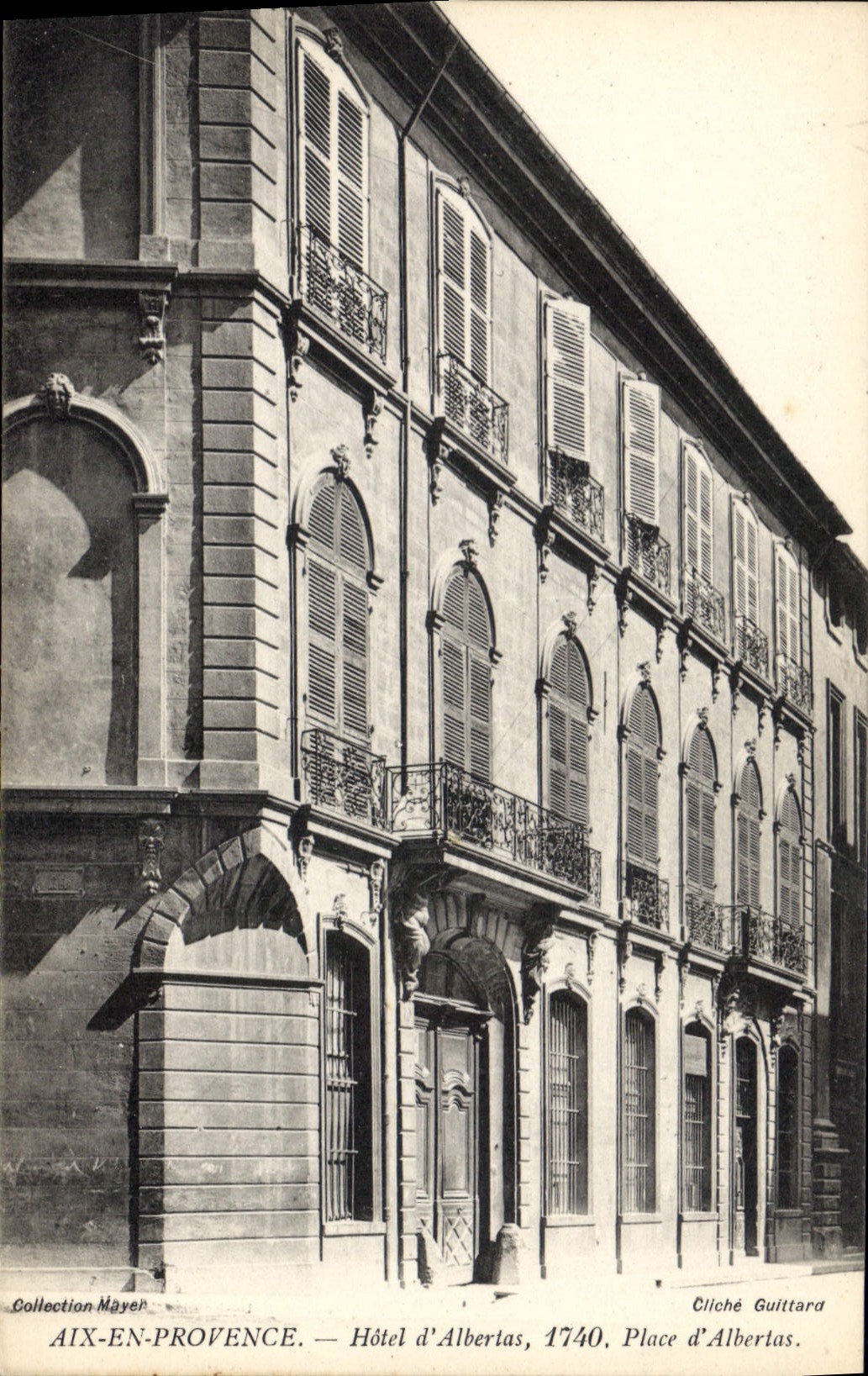 CPA Aix En Provence Hotel D'Albertas 1740