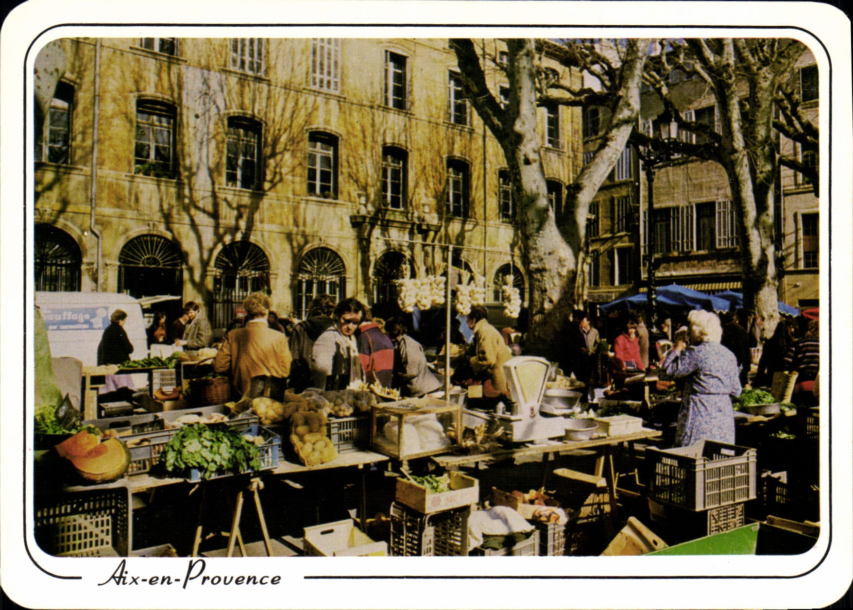 CPSM Aix En Provence le marché