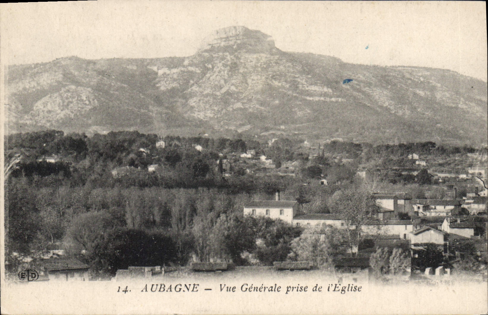 CPA Aubagne Vue Generale Prise De I'Eglise