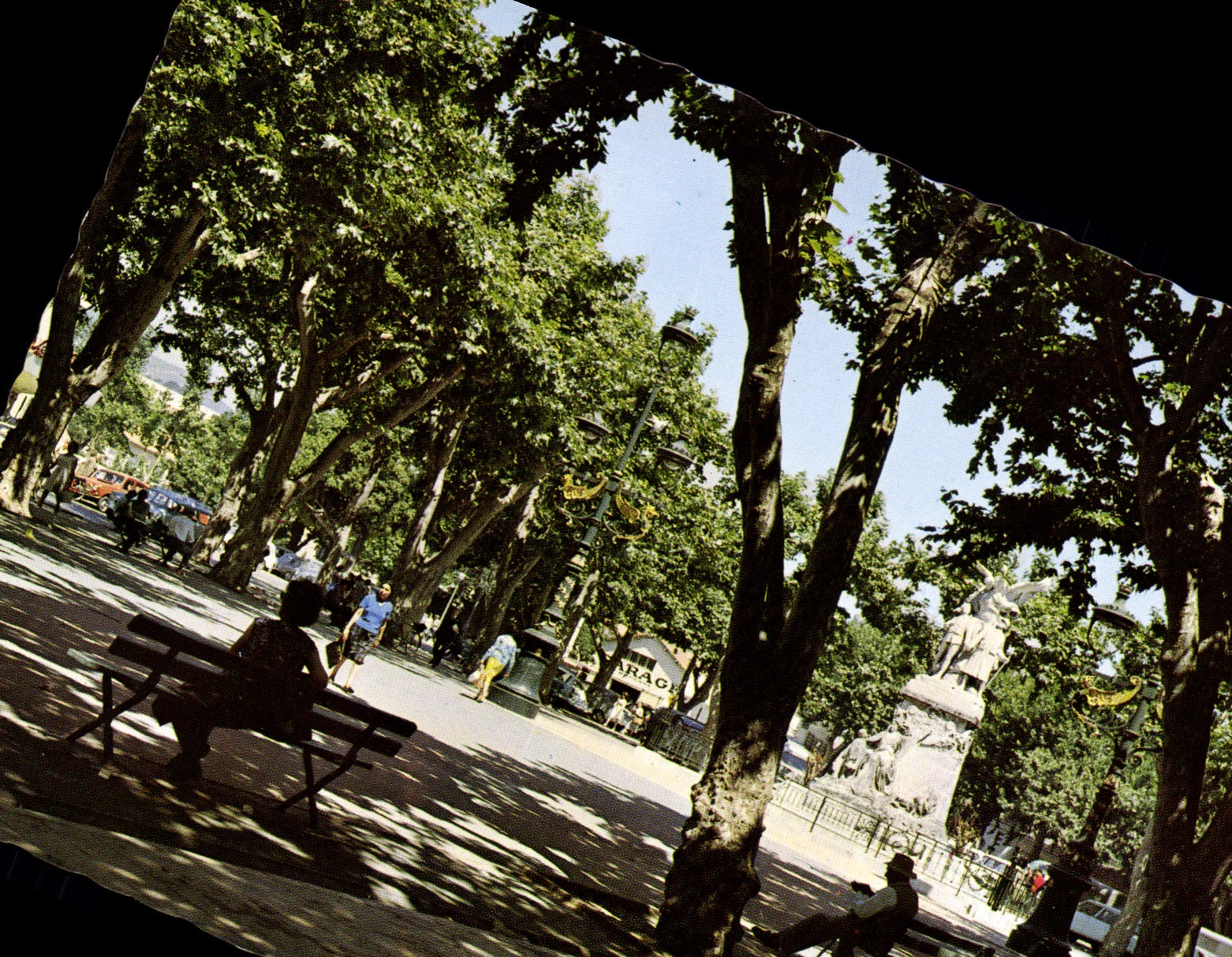 CPSM Aubagne Le Cours Marechal Foch