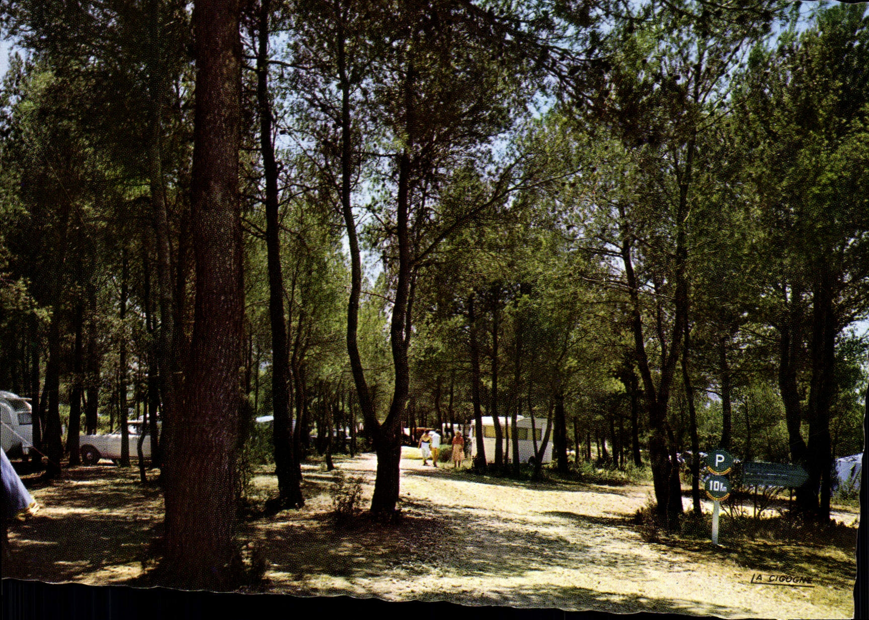 CPSM Aubagne Camping Claire Fontaine