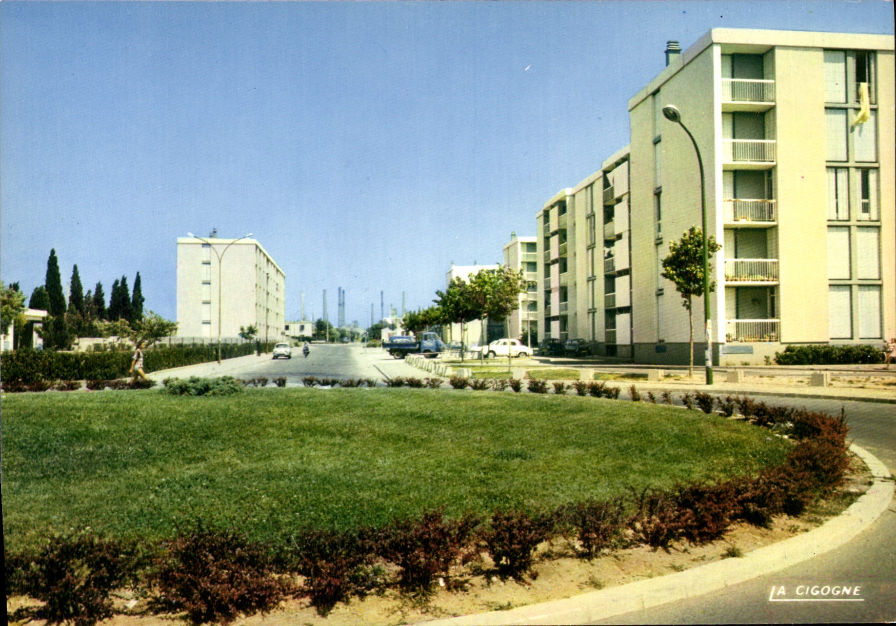 CPSM Berre L'Etang Le Rond Point